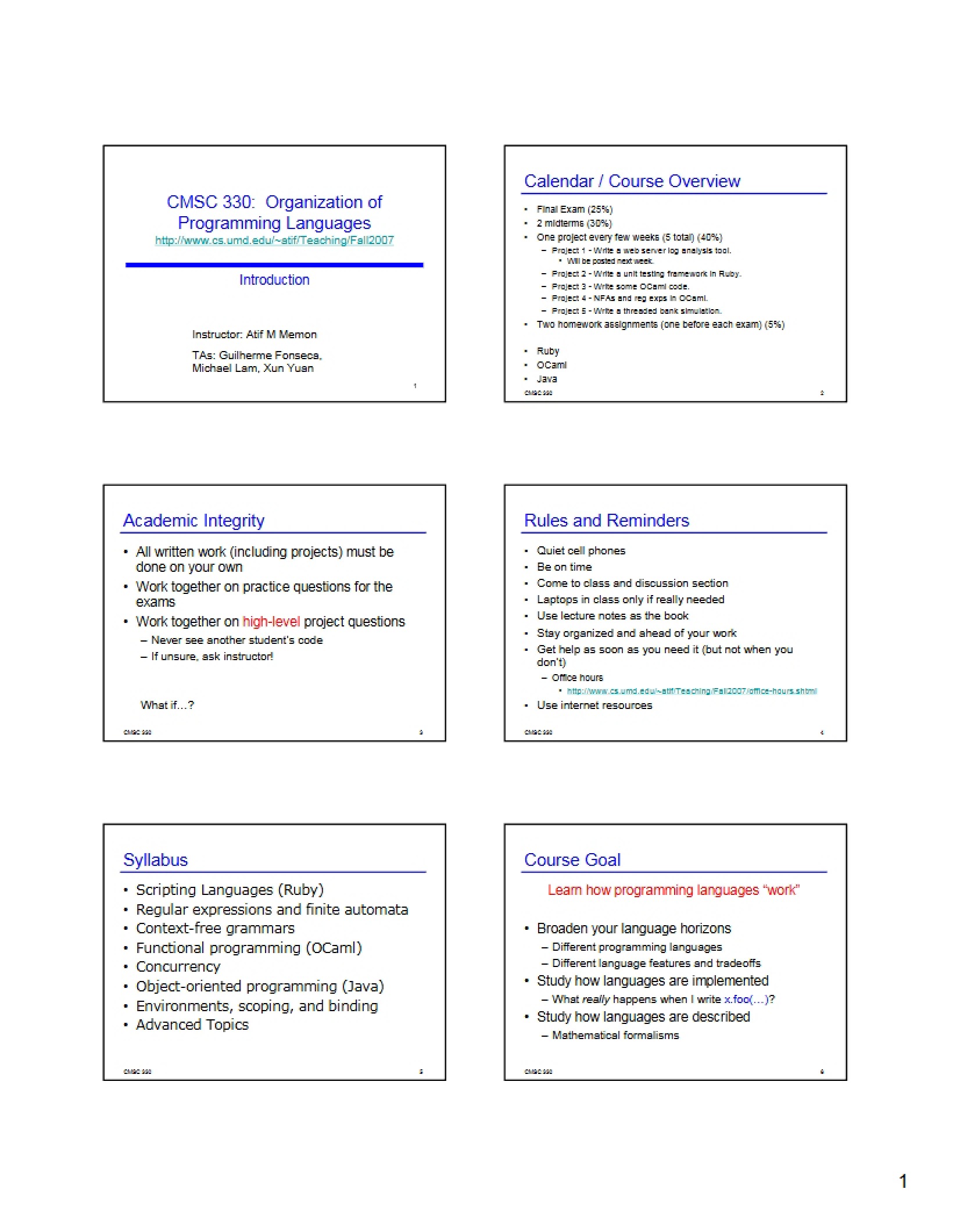 Course Intro