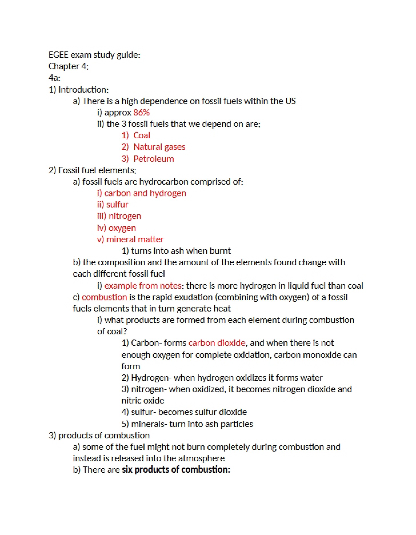 Exam Four
