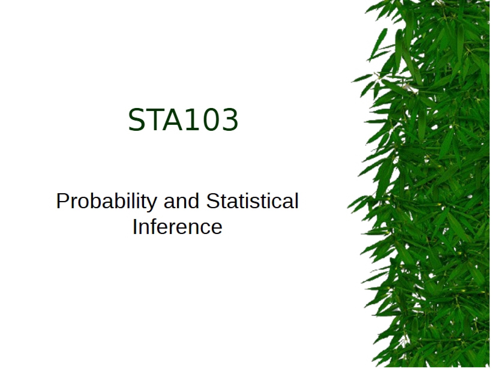 Statistical Inference and Probability