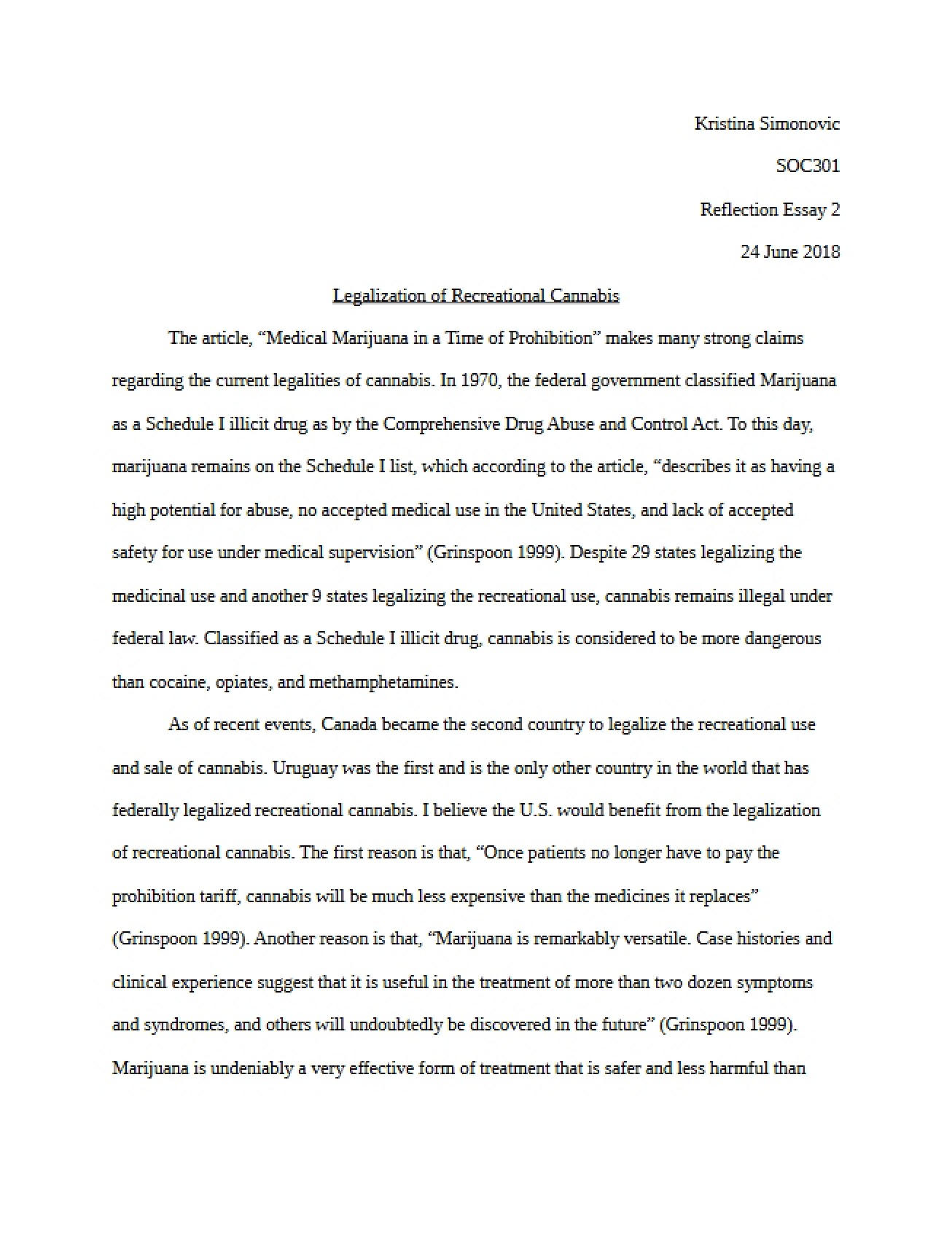 Social Issues Essay 2
