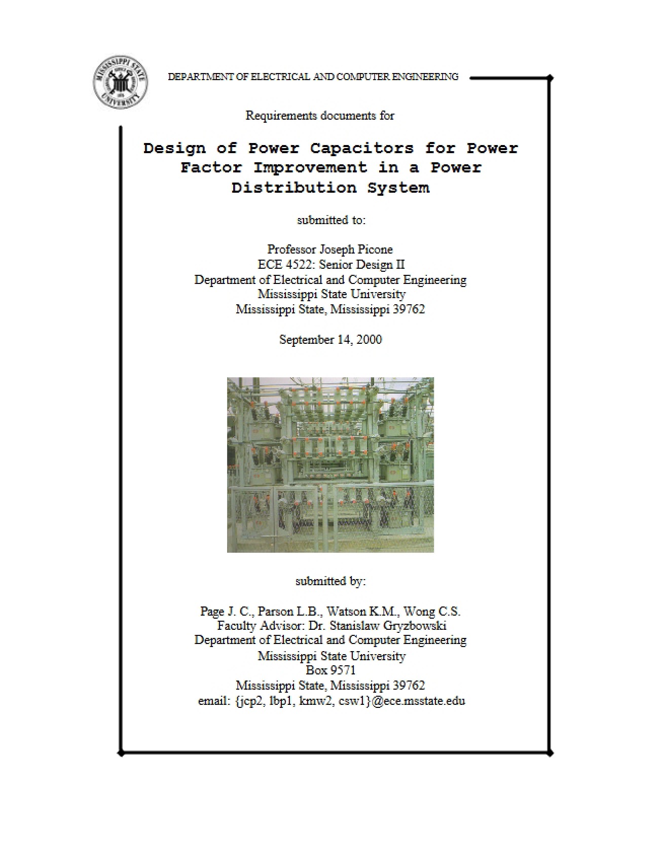 Power Capacitors Design