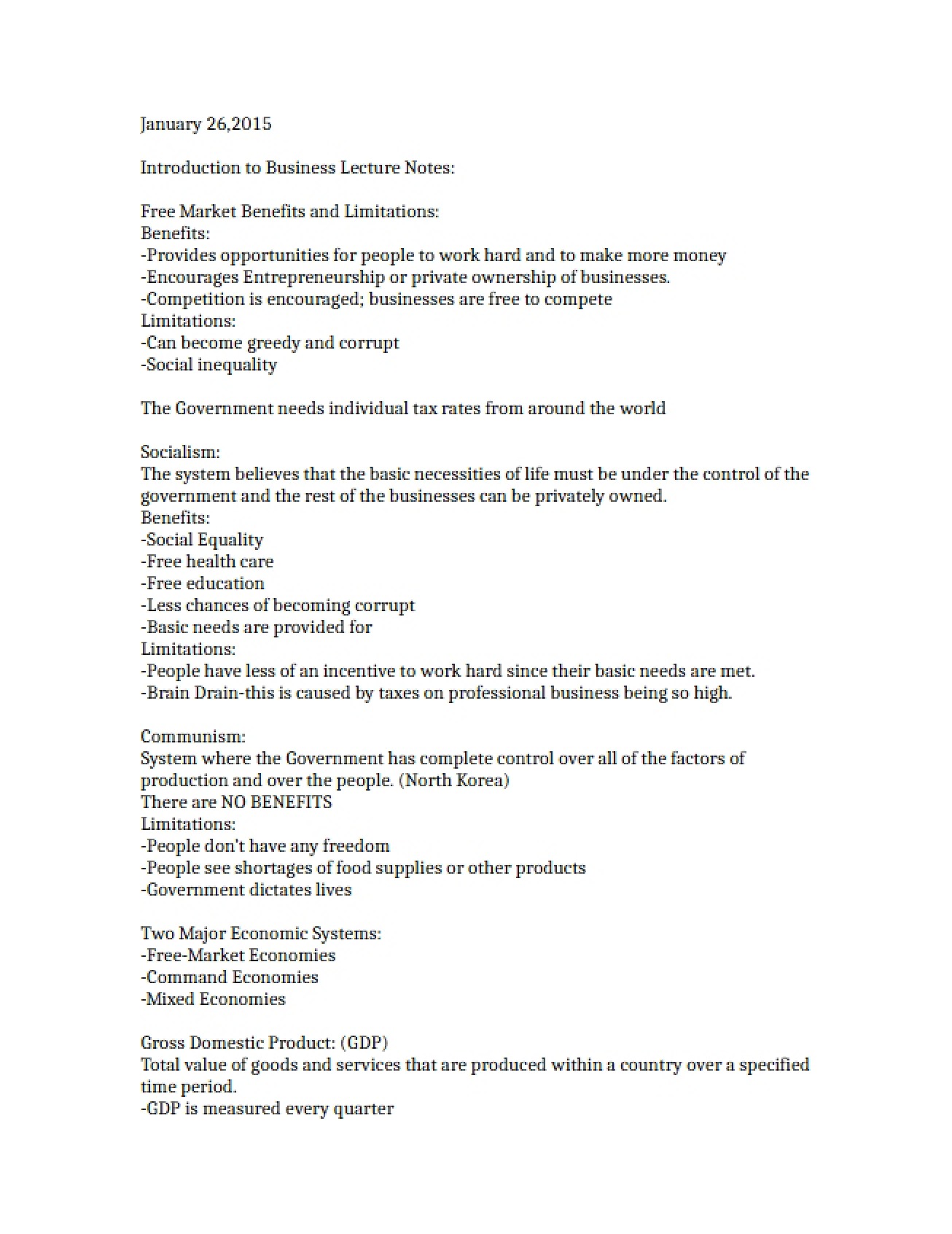 Principles of Business