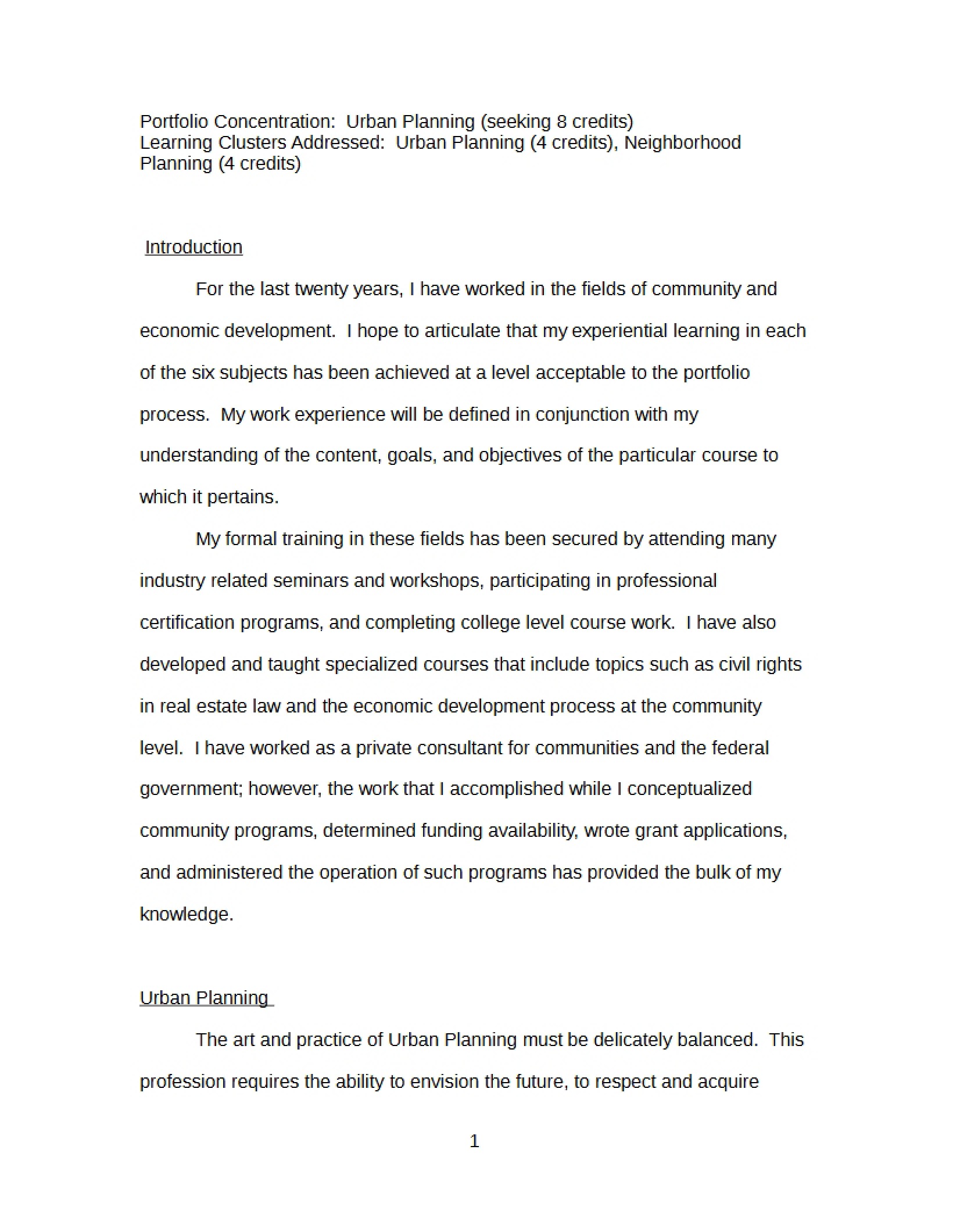 Syllabus Experiential Learning Analysis