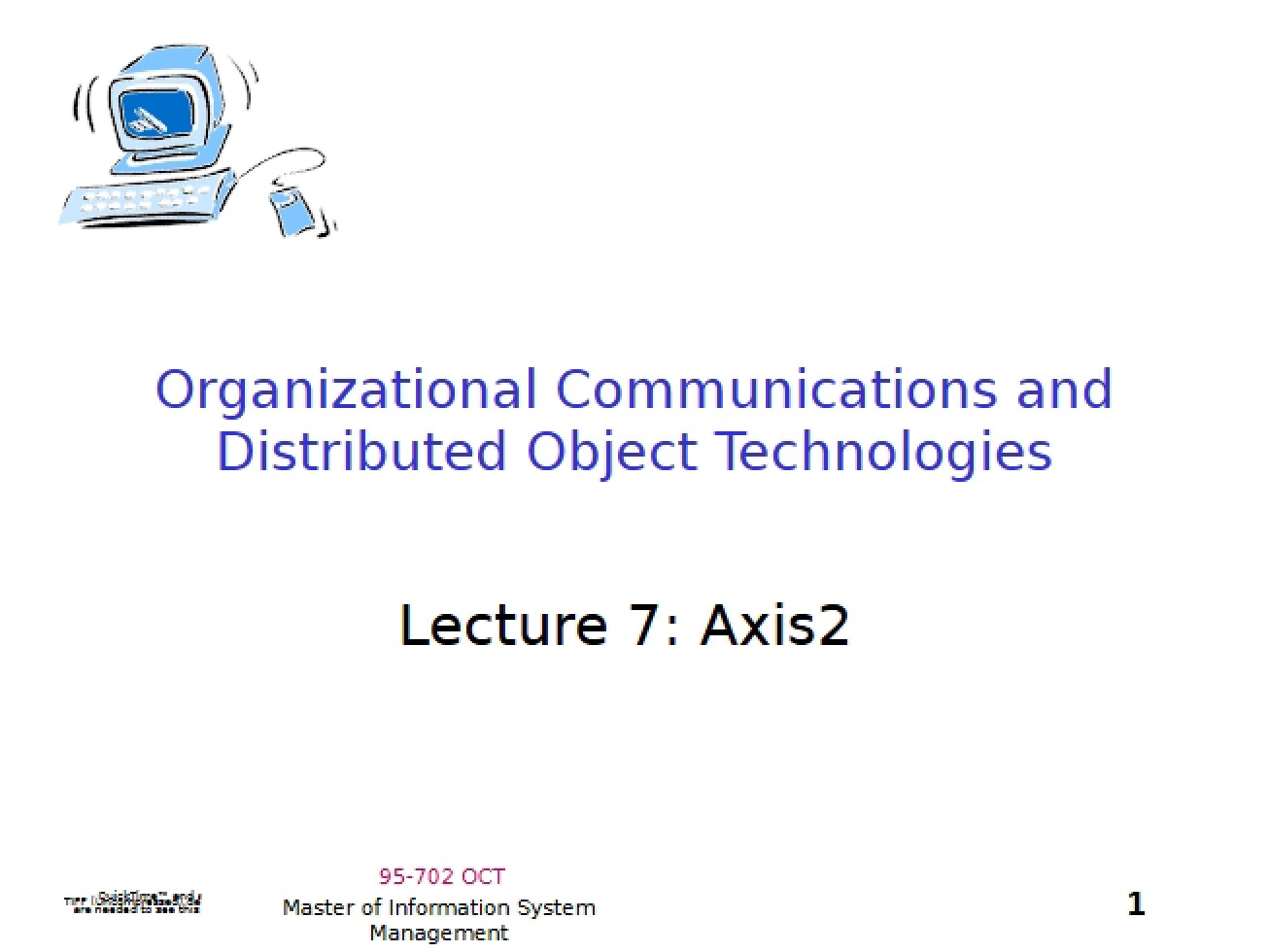 Axis2 Lecture