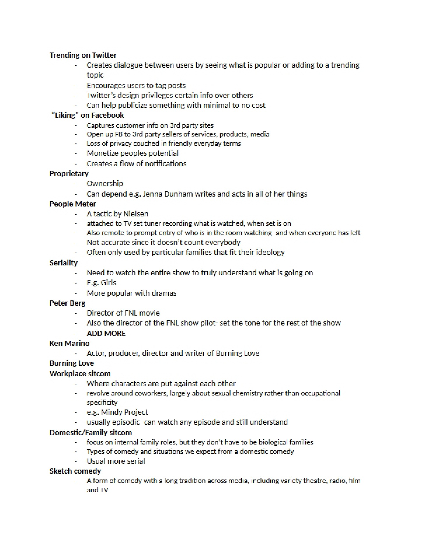 Notes for Midterm 191