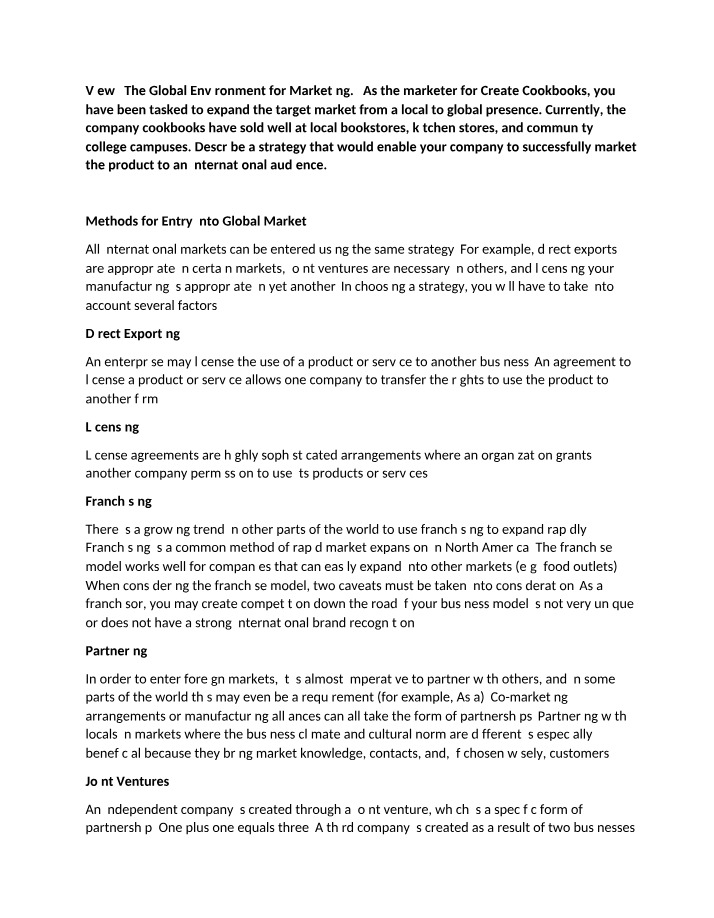 Strategies for Success in Expanding Your Cookbook Market Globally