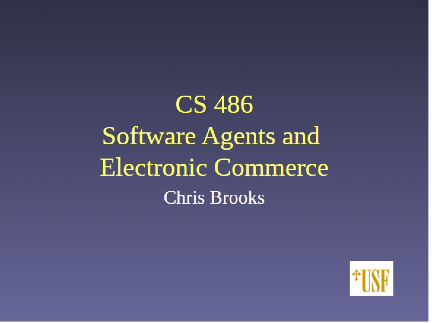 Electronic Commerce and Software Agents