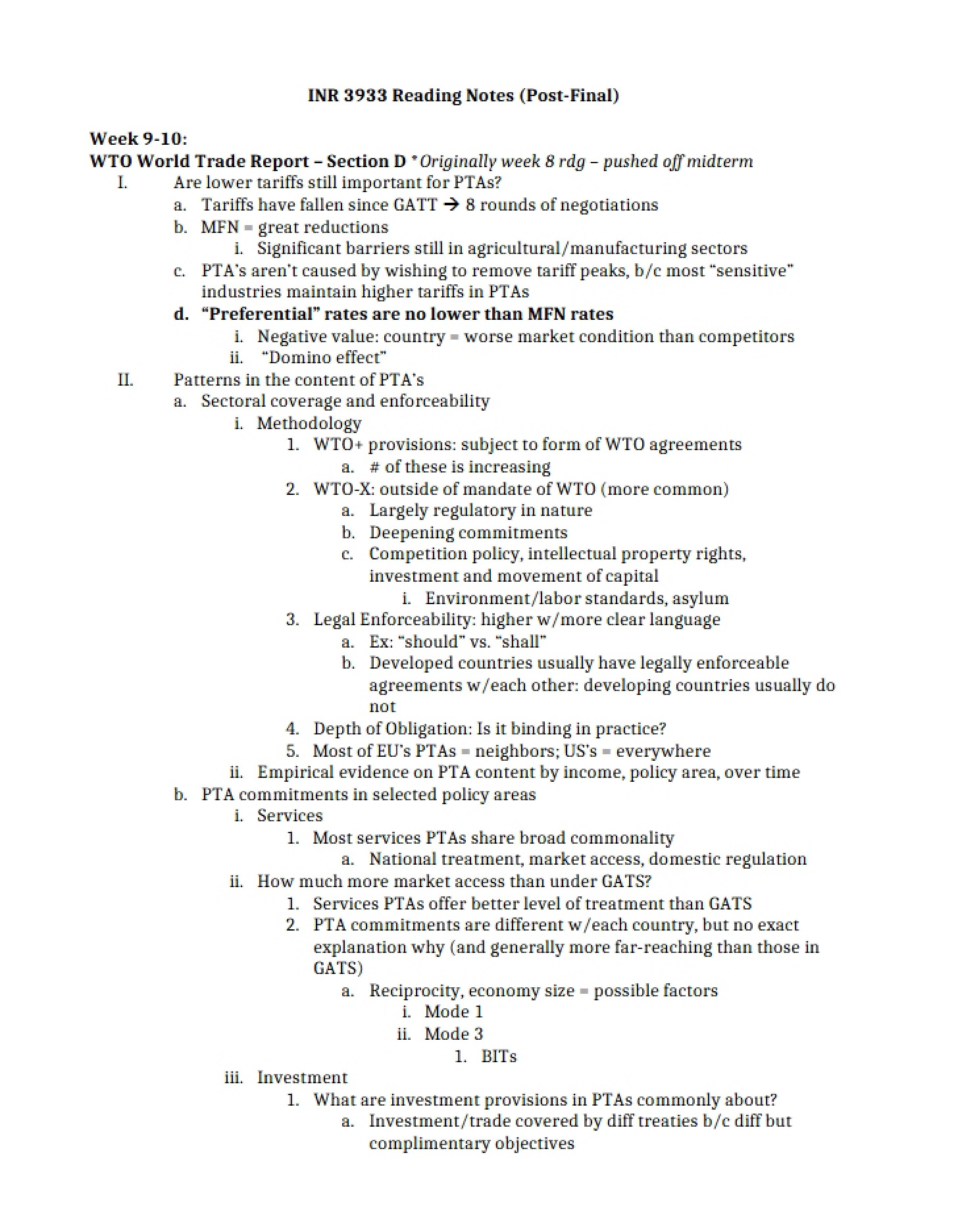 Annotated Records of Assigned Readings