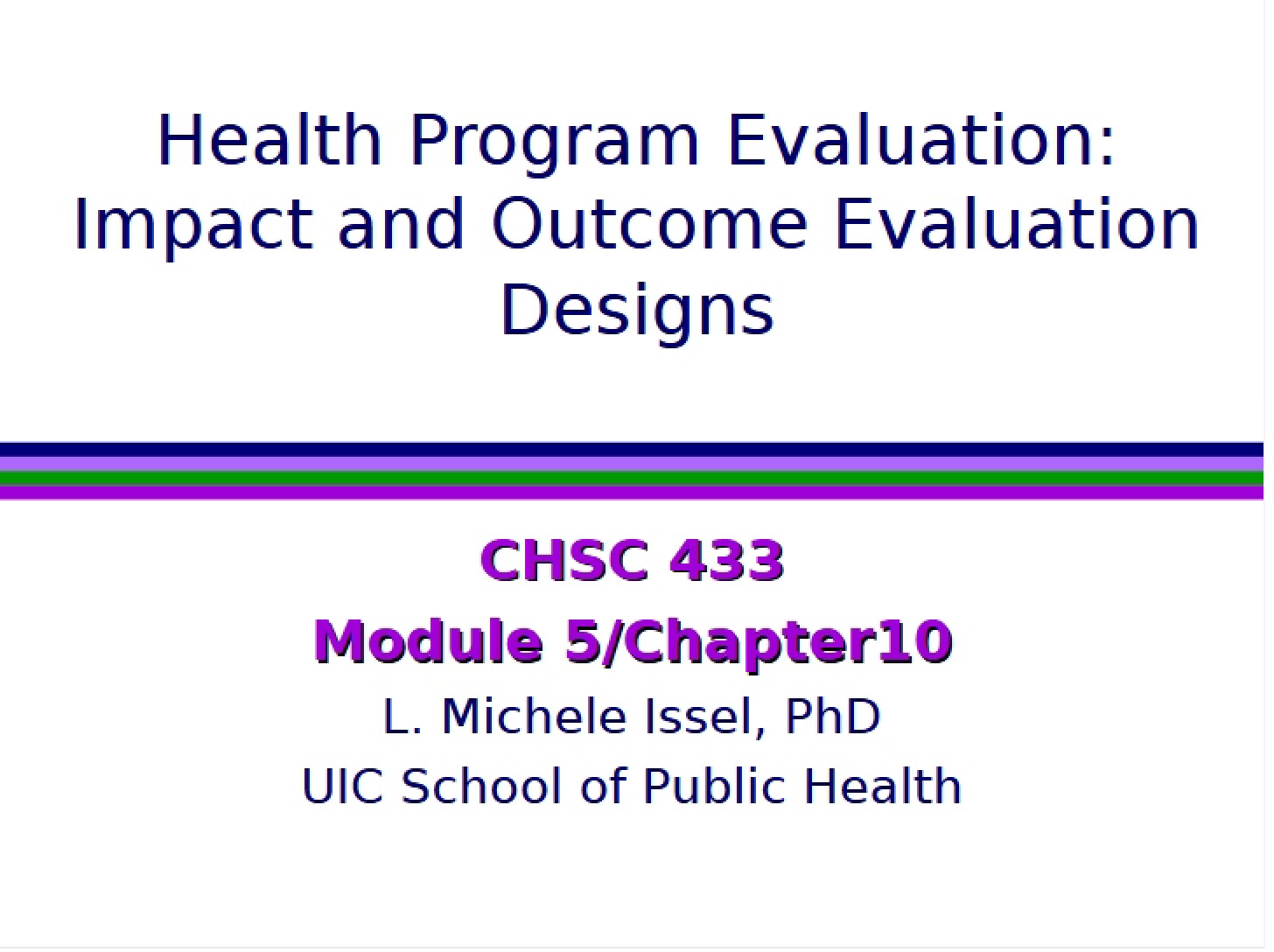 Chapter 10 (Module 5)