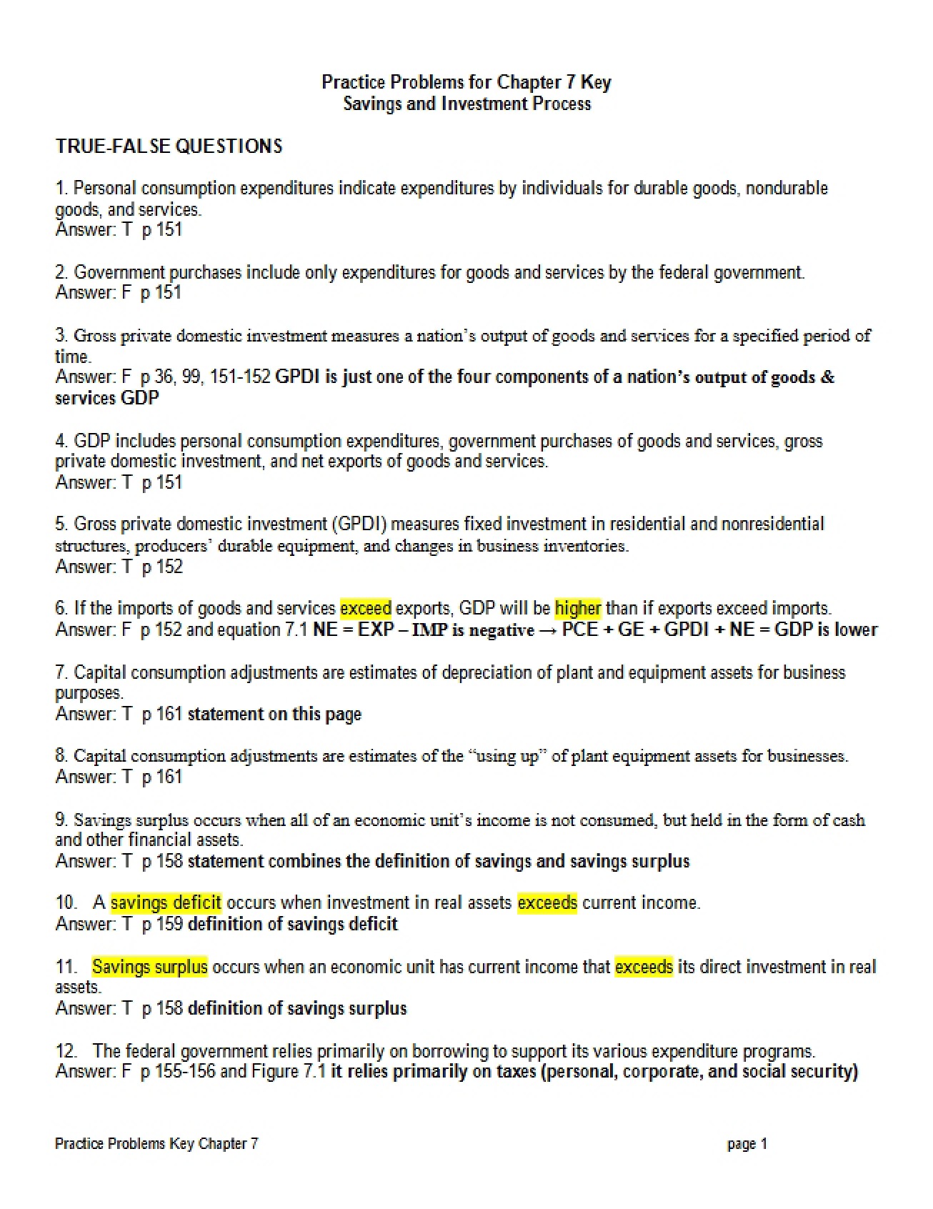 Ninth Set of Lecture Notes for International Trade Theory