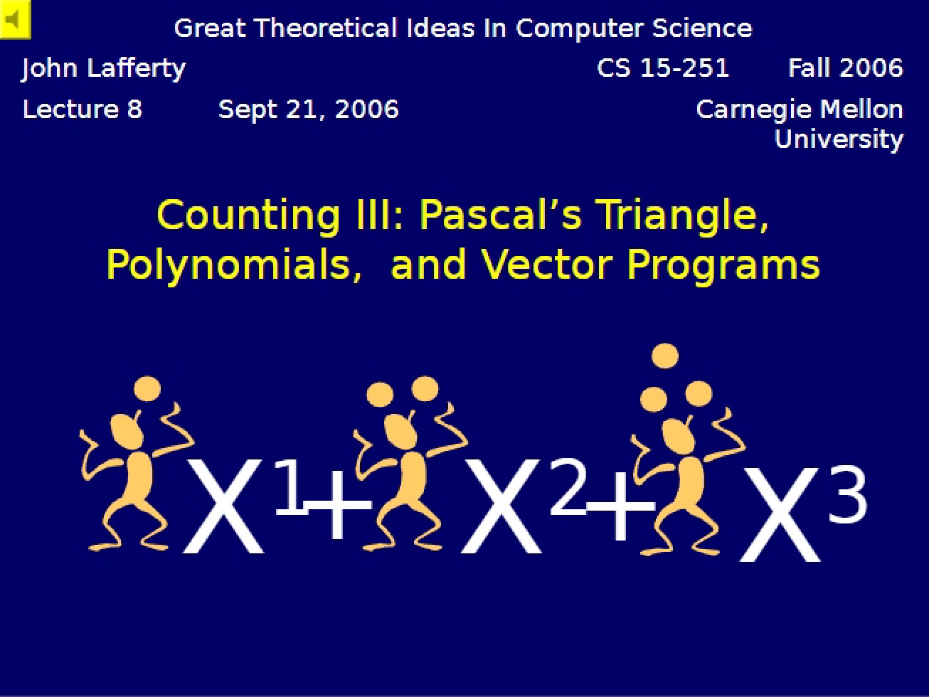 Session 11 Theoretical Ideas