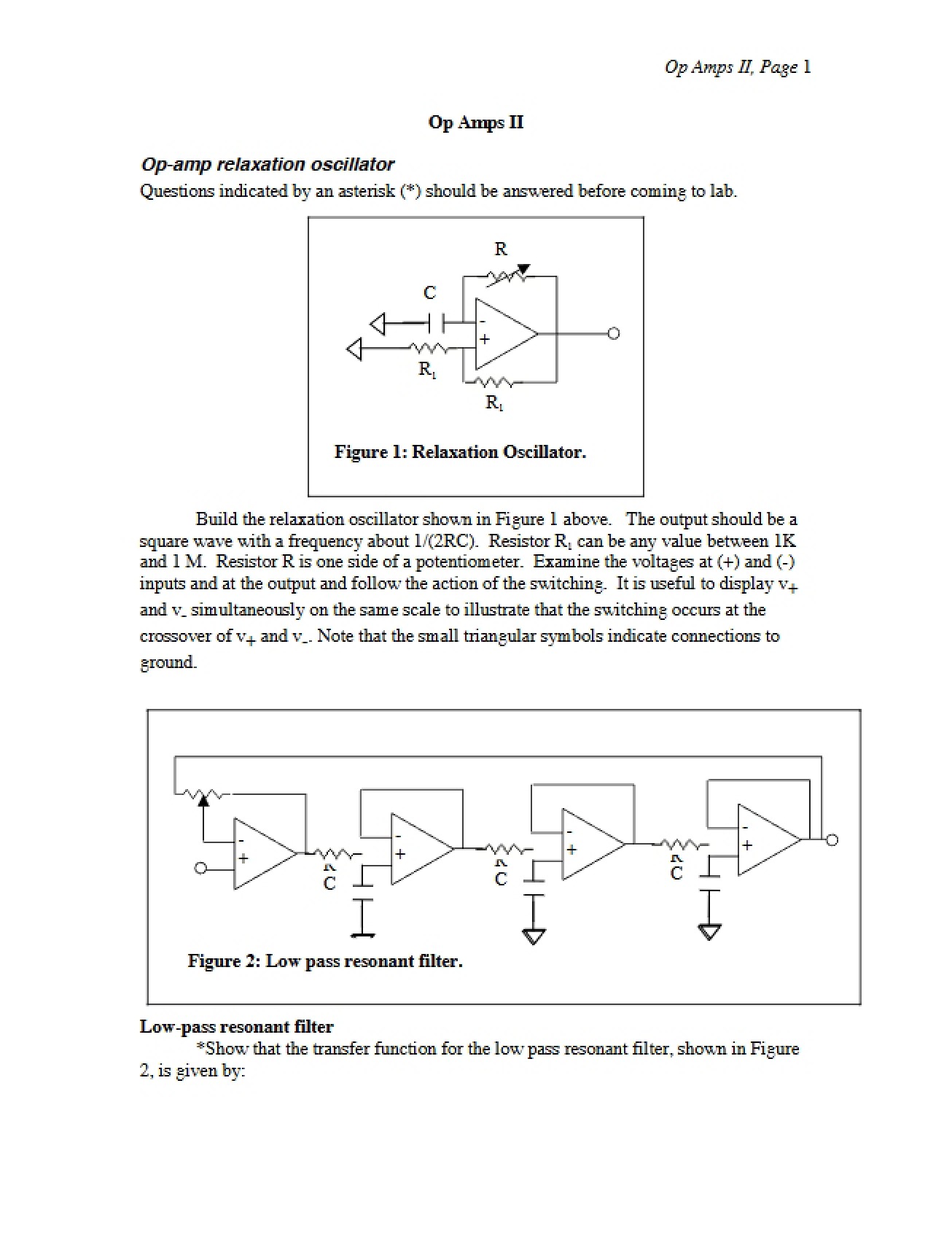 Op Amps II