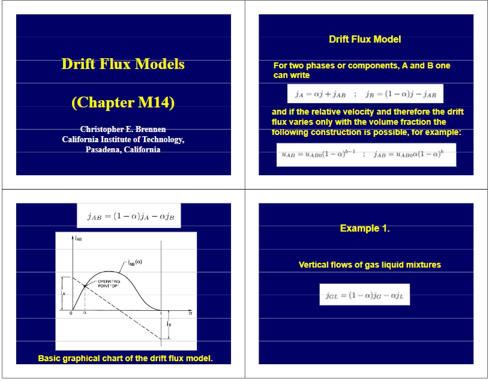 Models of Drift Flux