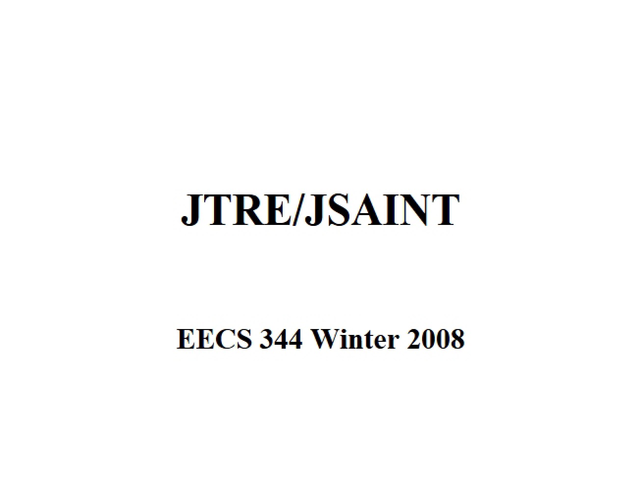 Application of JTMS