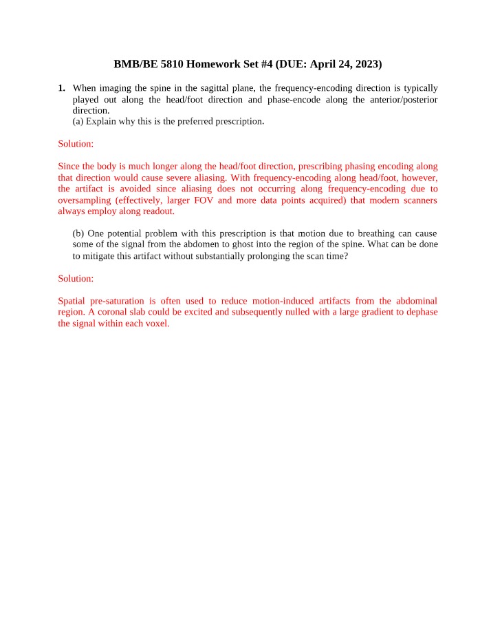 Solutions for BE581 2023 Homework 4