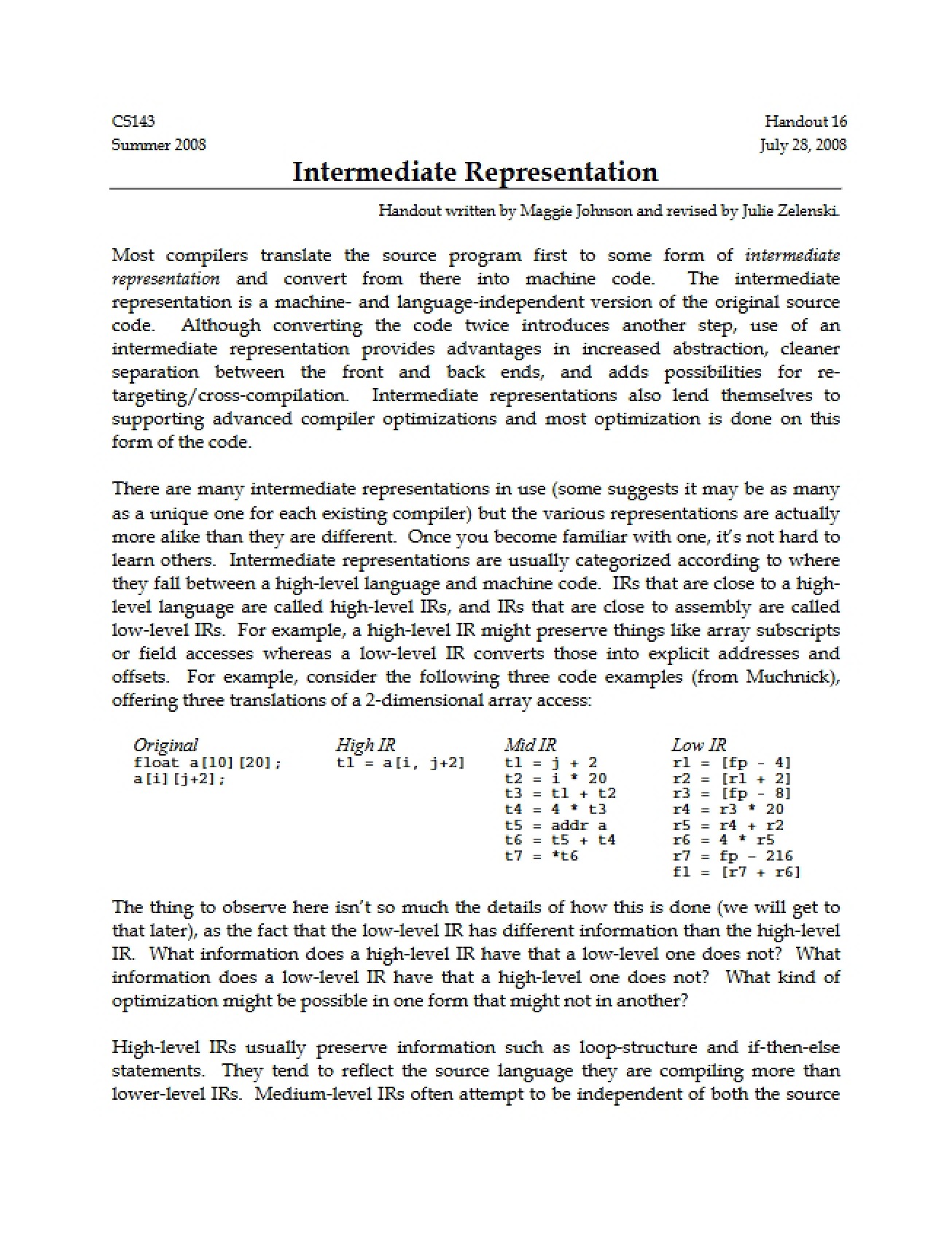 Introduction to Processor Architectures