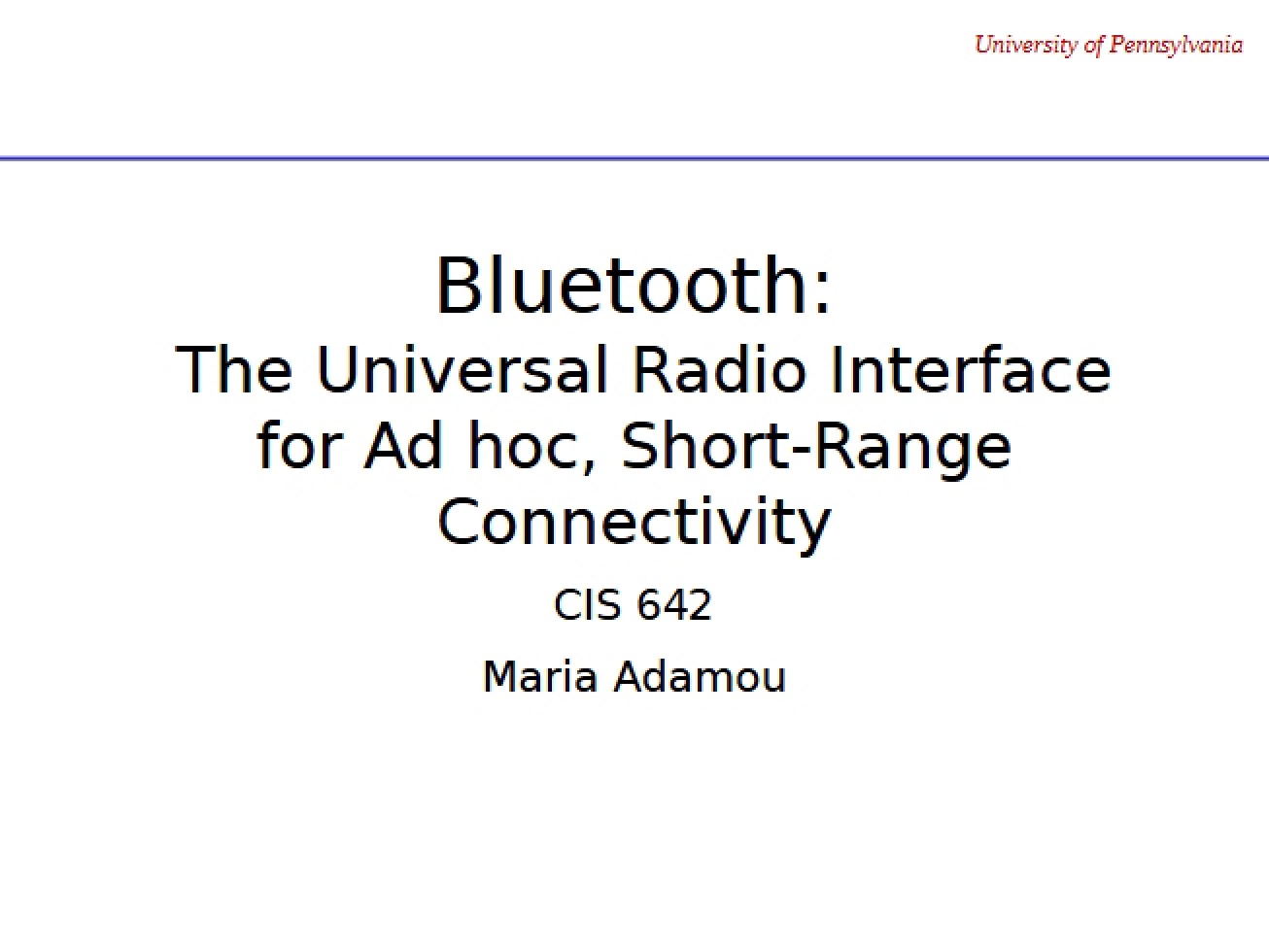 Bluetooth Protocol