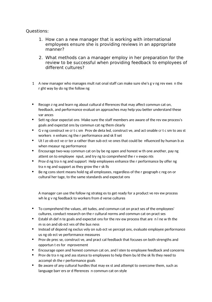 MGMT1009 - Course Questions