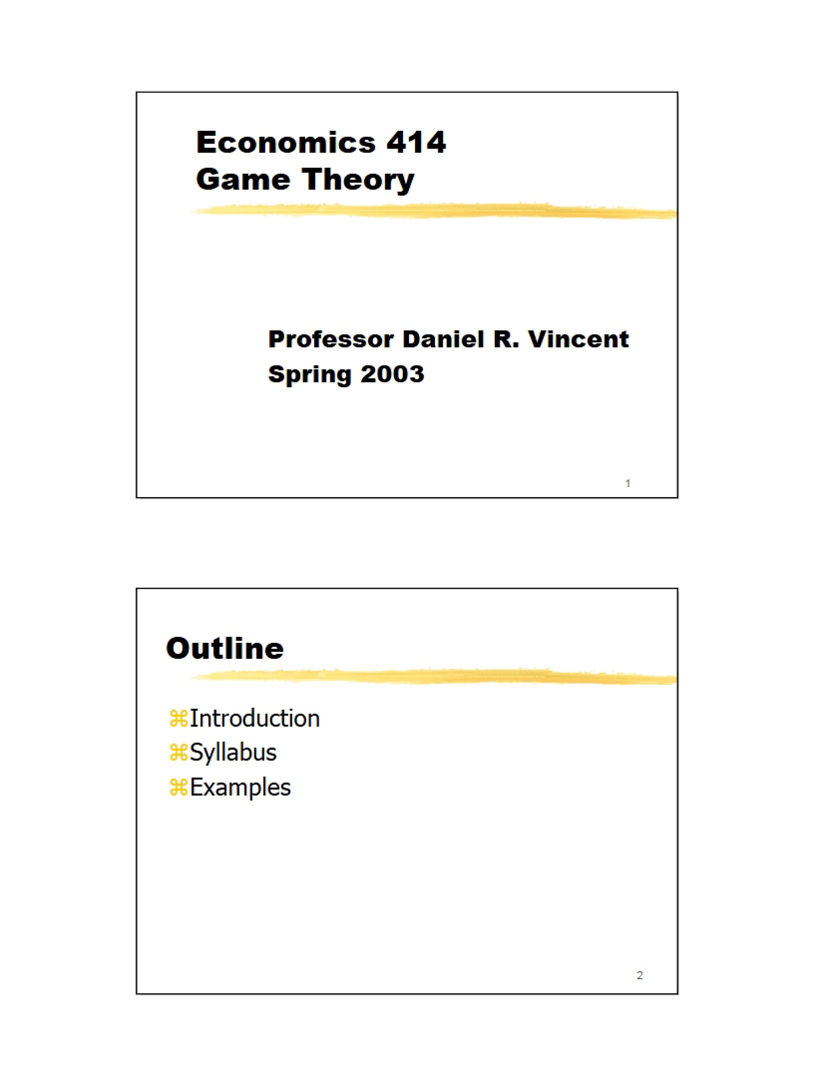 Course Lecture Slides