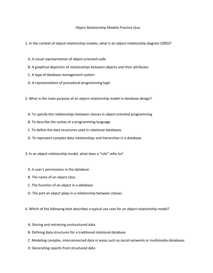 CSE MISC Quizzes