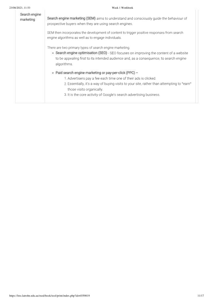 Workbook for Week 1