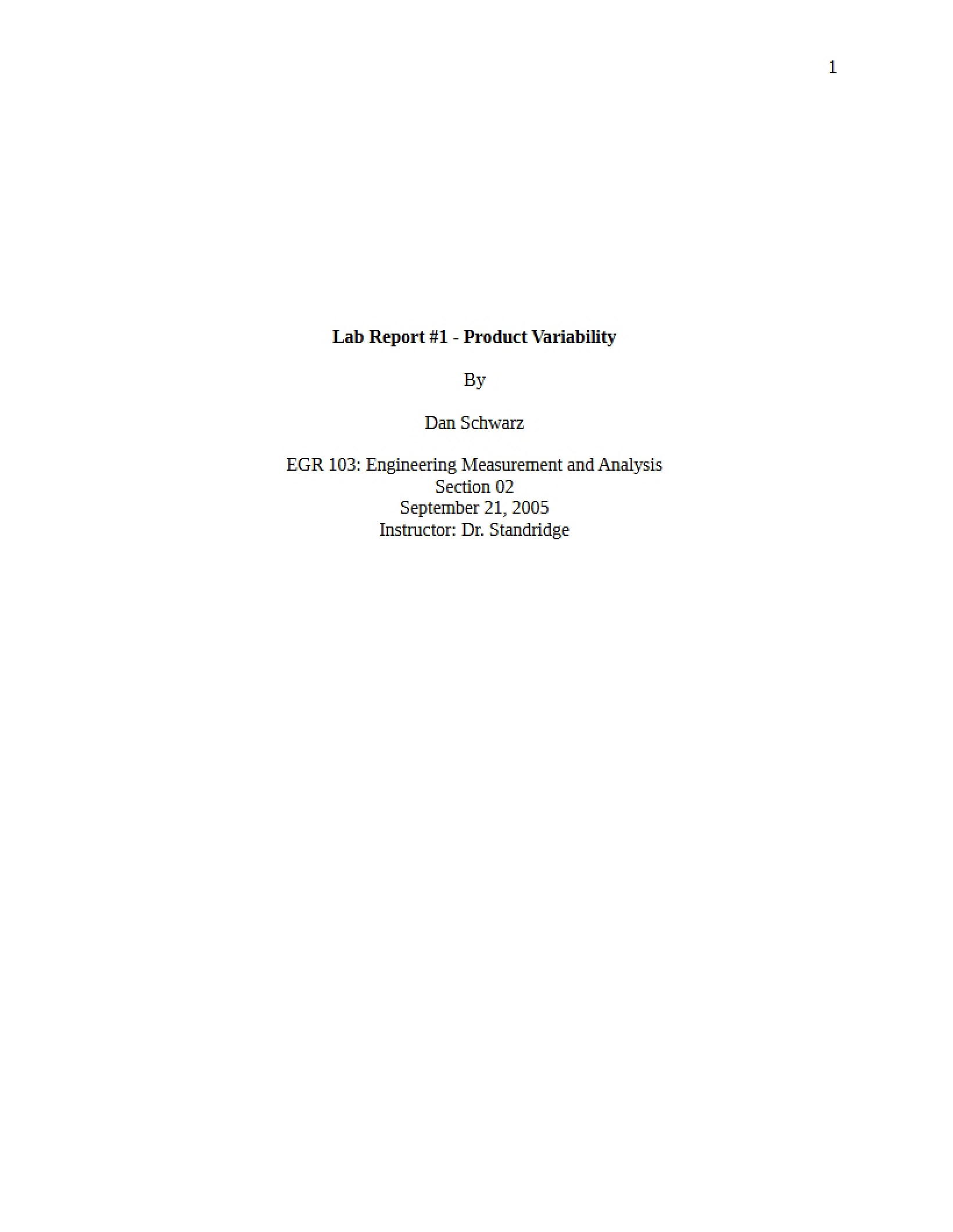 Product Variability in Engineering
