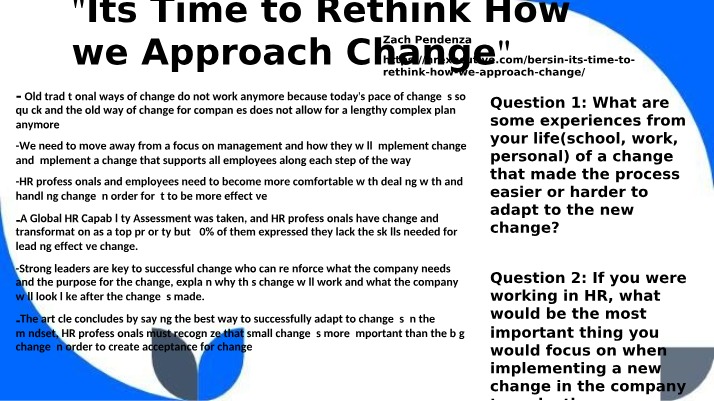 Strategies for Effective Change Implementation