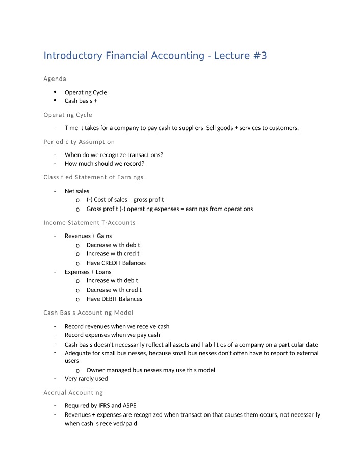 September 22, 2022 - Lecture Notes