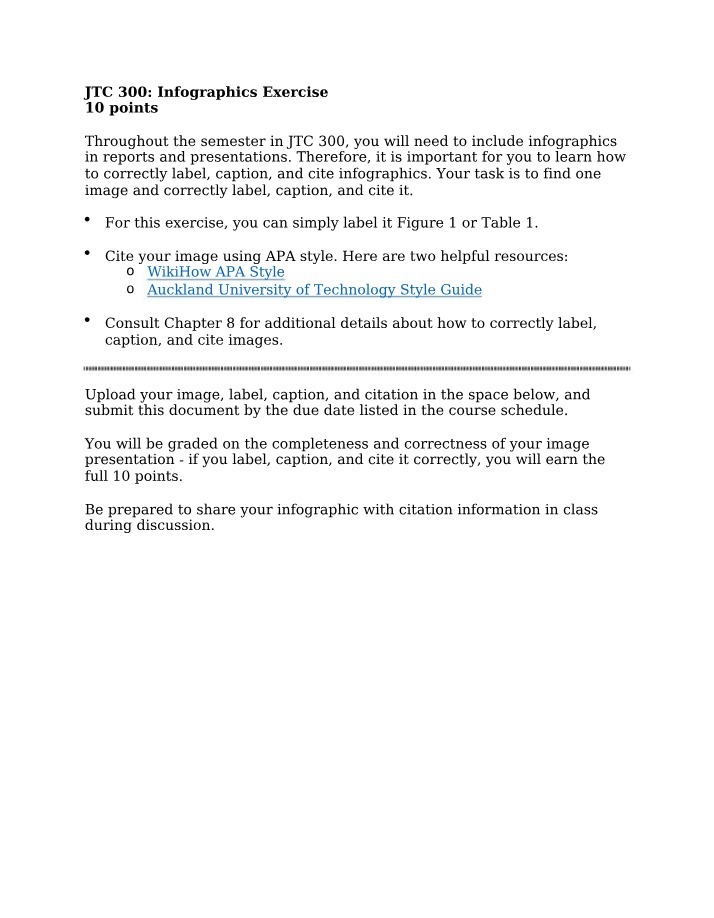 Infographics Worksheet