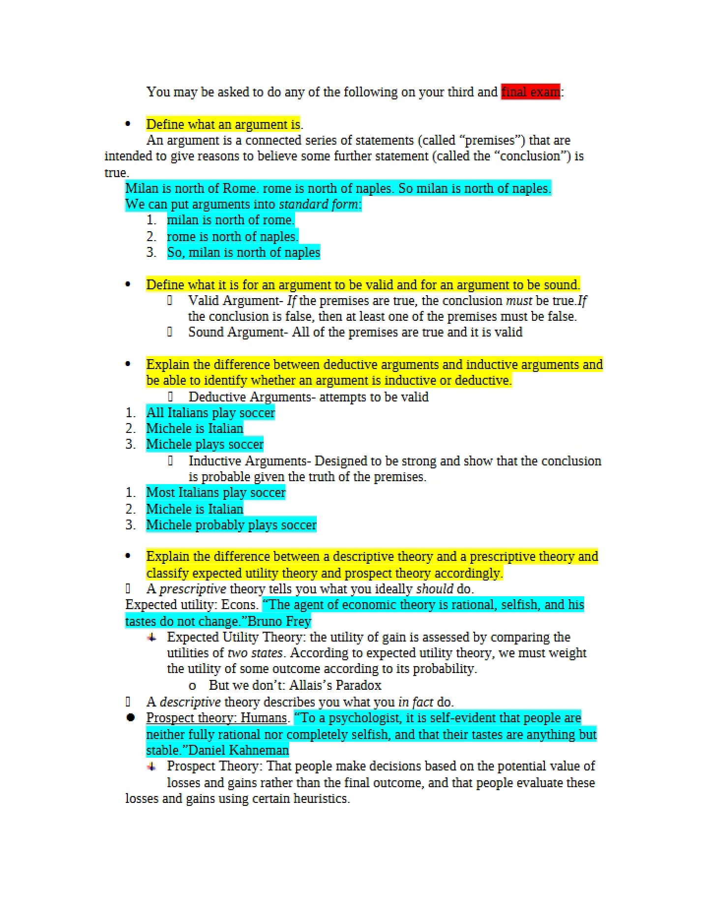 Course Material