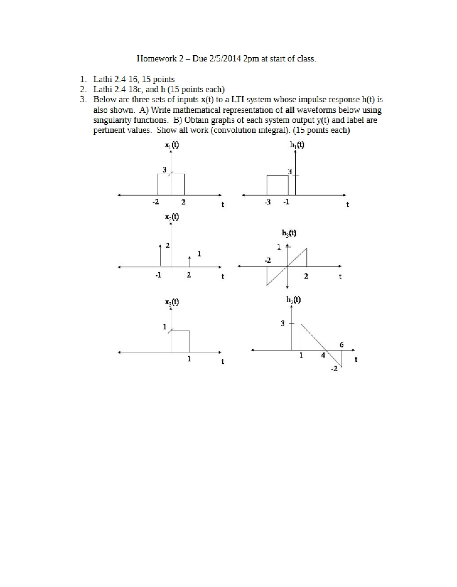 2014 Homework Two