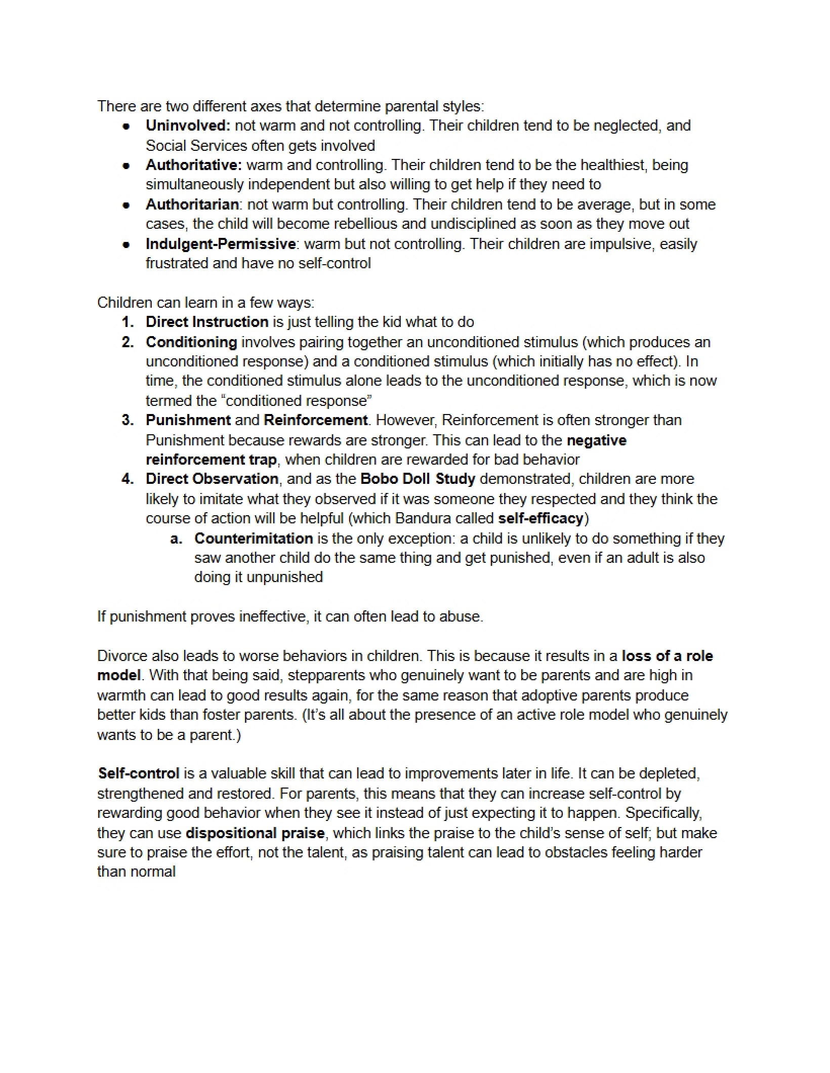 Child Psychology - Chapter Twelve