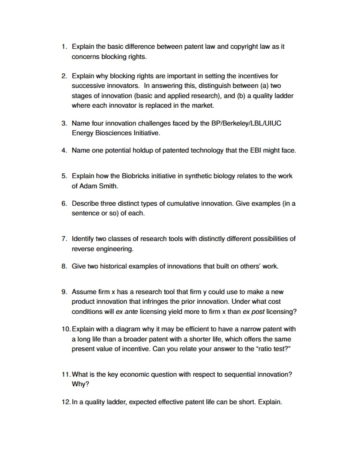 Study Guide for Quiz 2