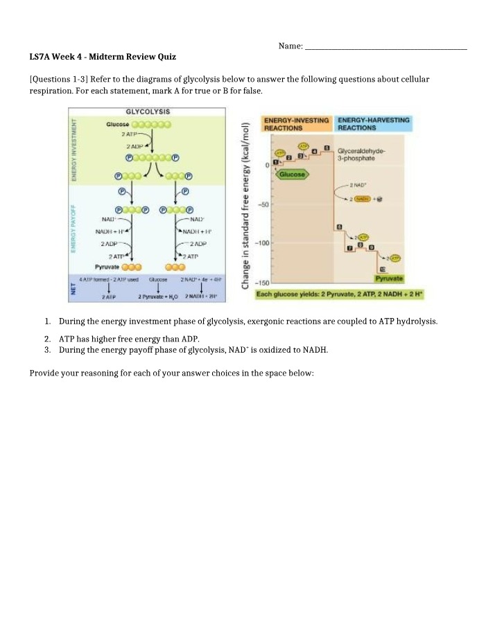 LS7A Midterm Review - Week 4 Quiz