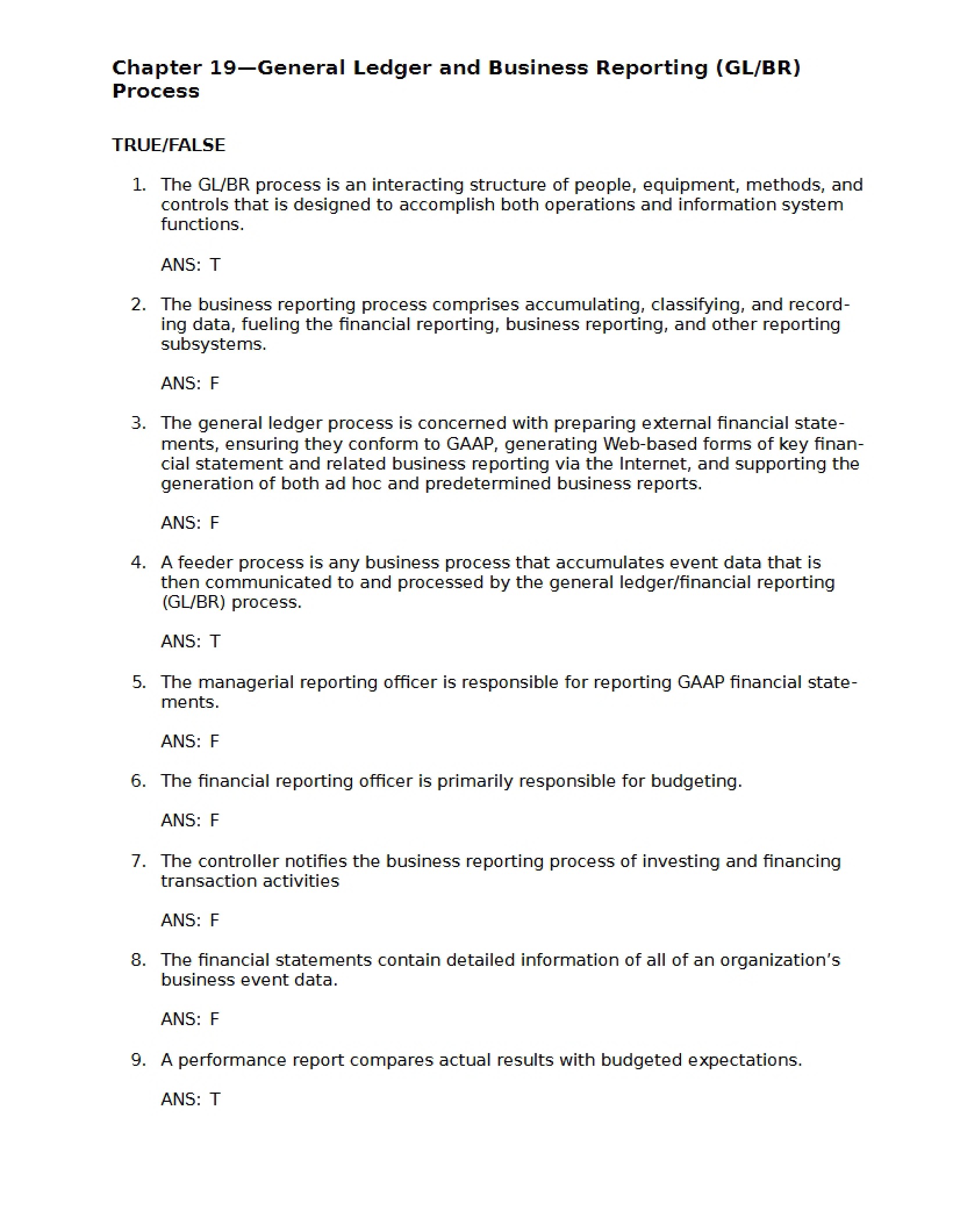 Accounting Systems - Chapter 19