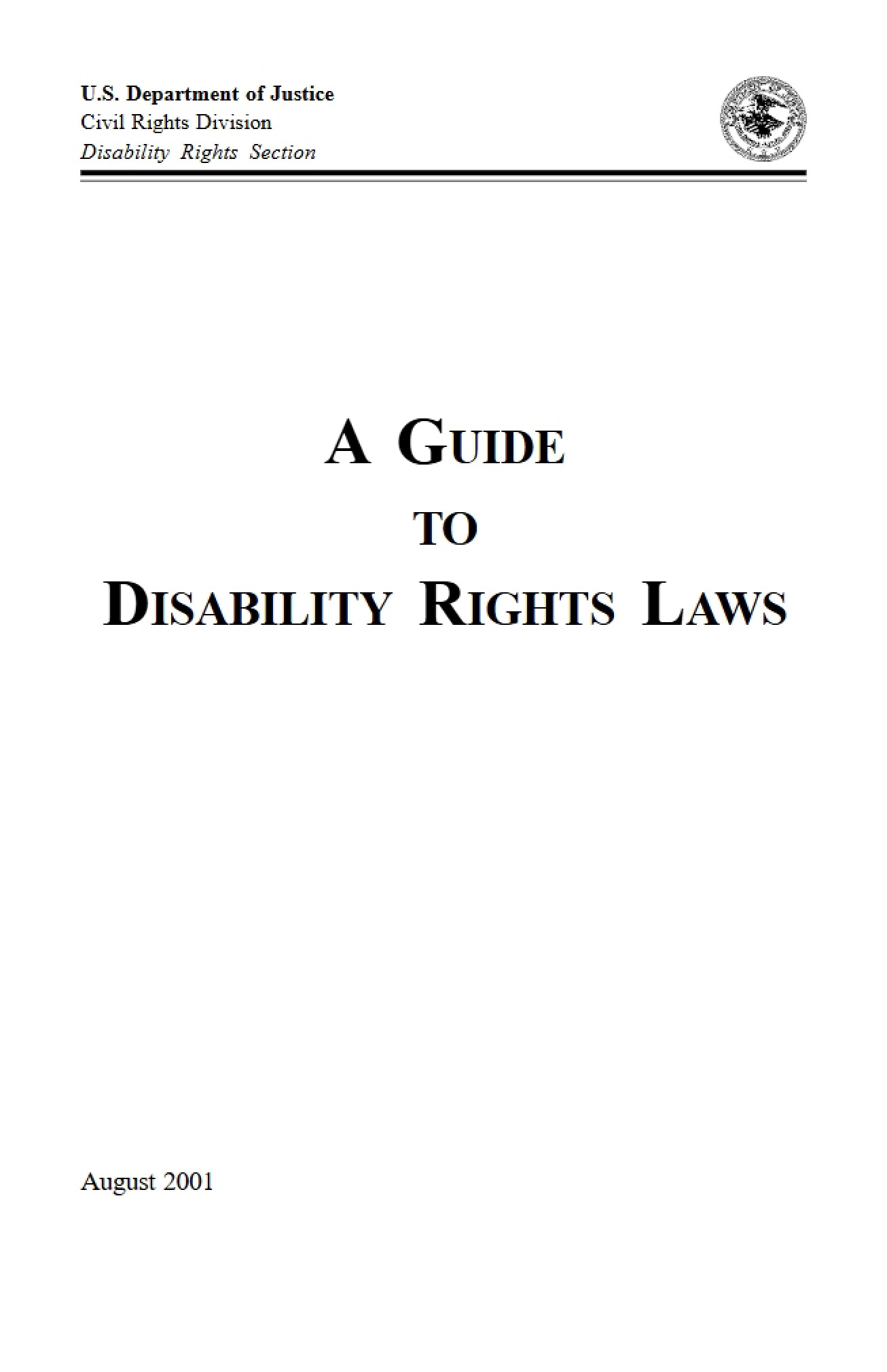 DOJ ADA Guide