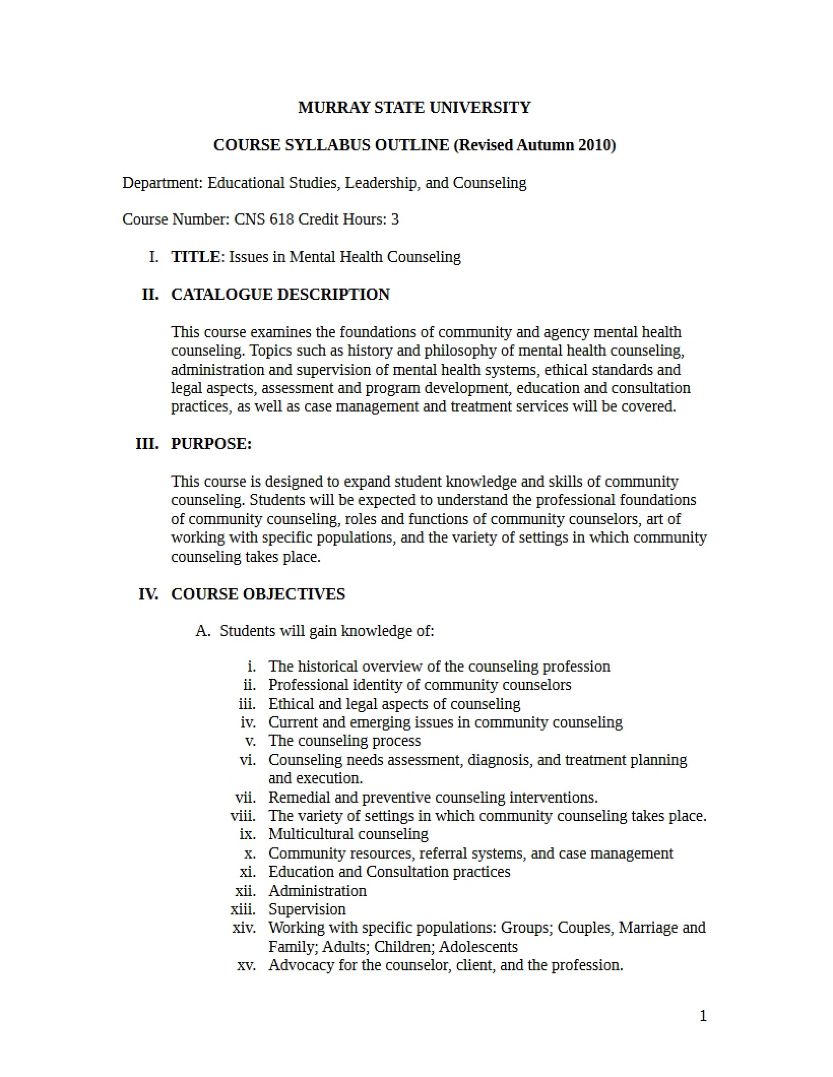 Syllabus