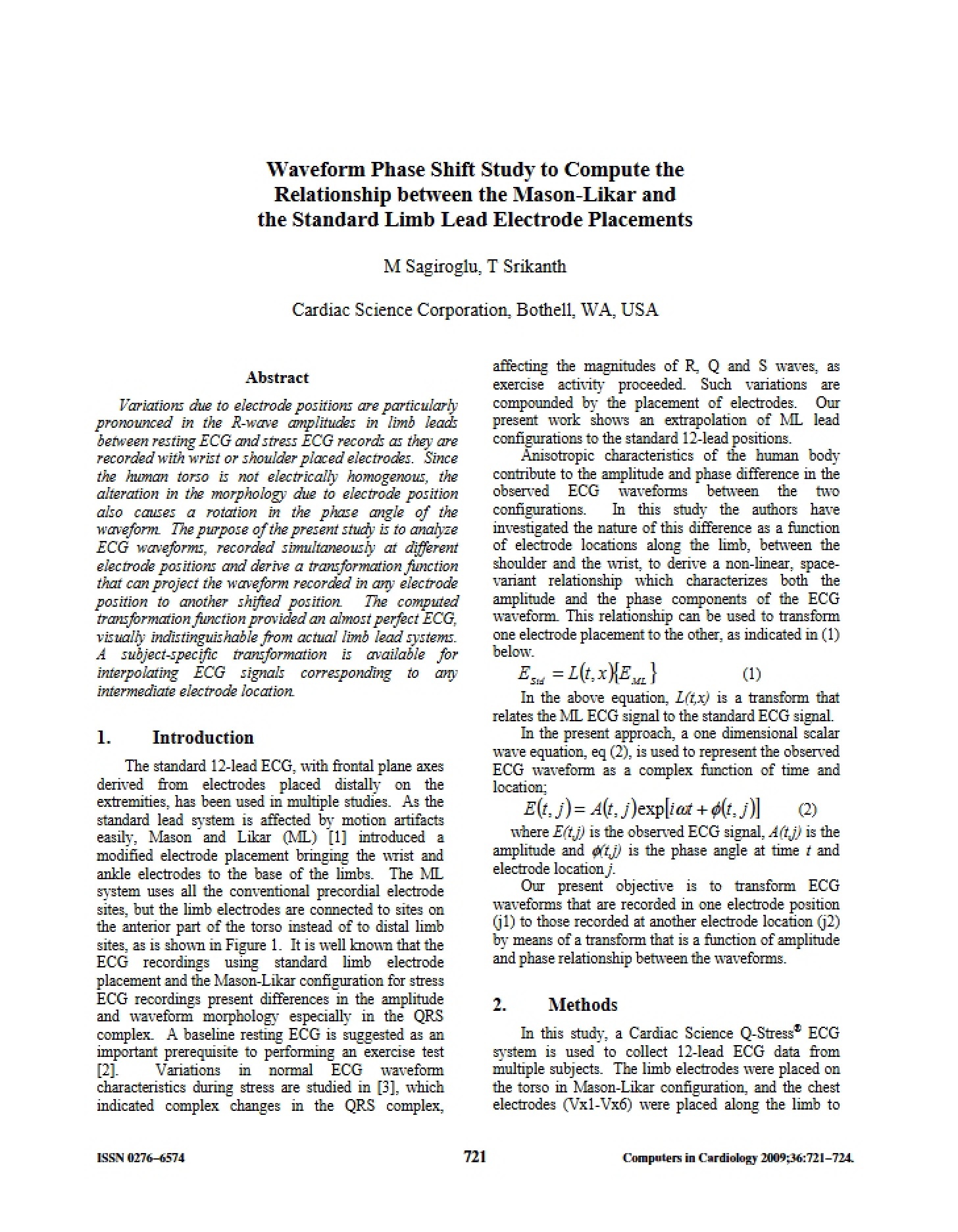 Computation via Waveform Phase Shift Study