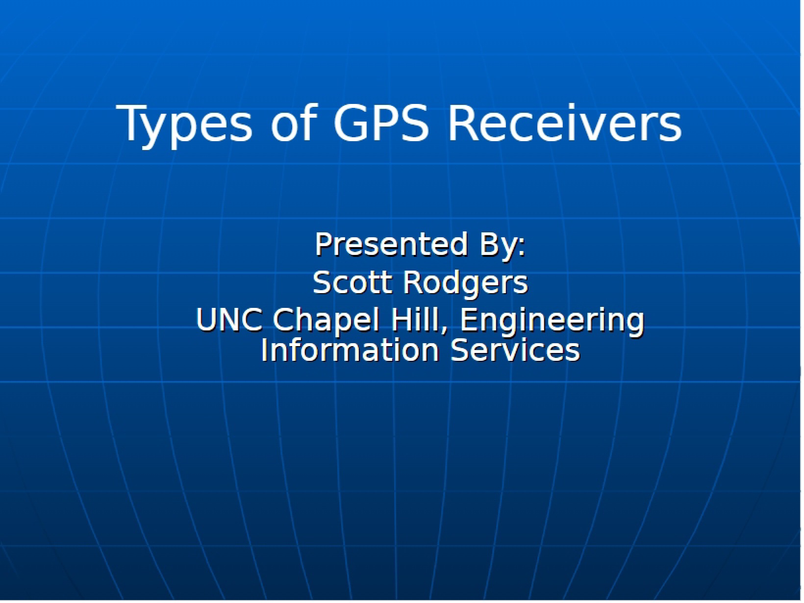 GPS Receiver Classifications