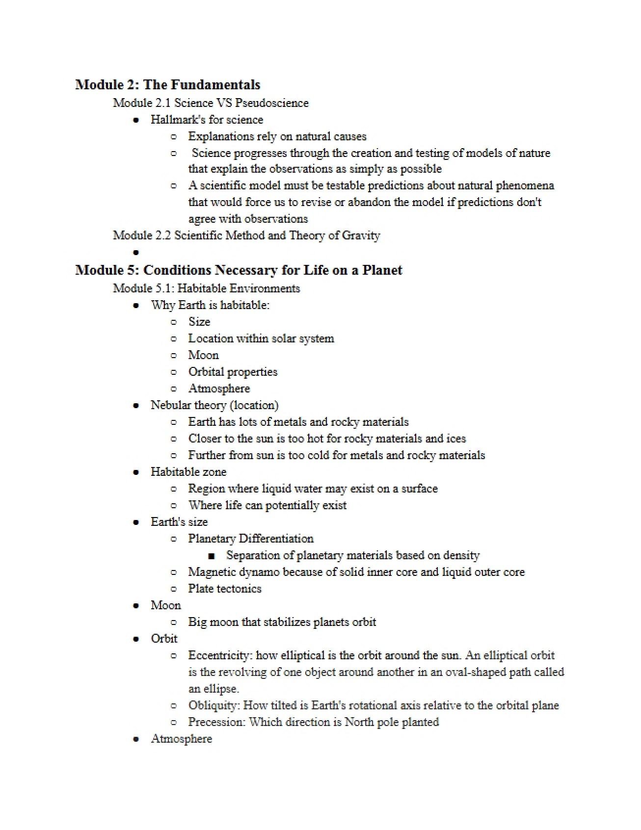 Preparation Guide for Exam Two