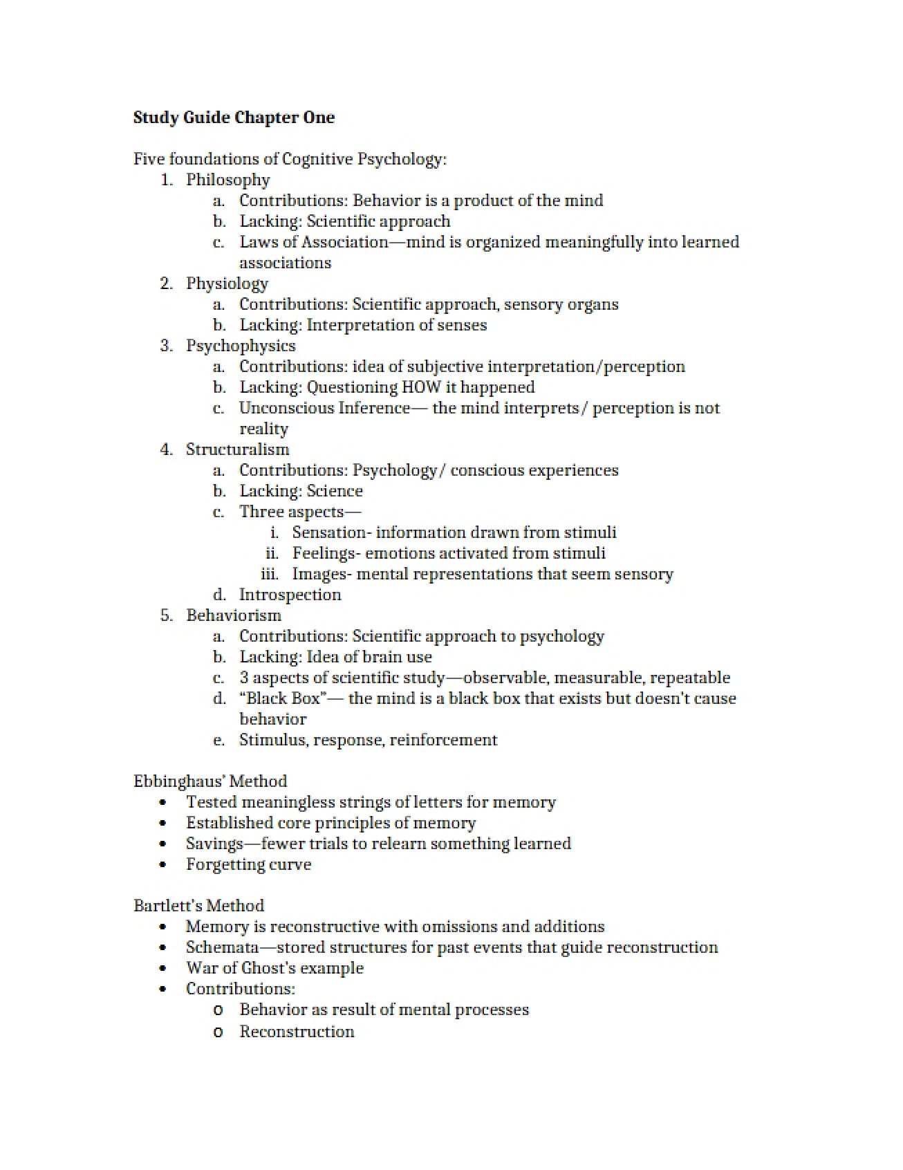 Exam 2 Preparation Guide