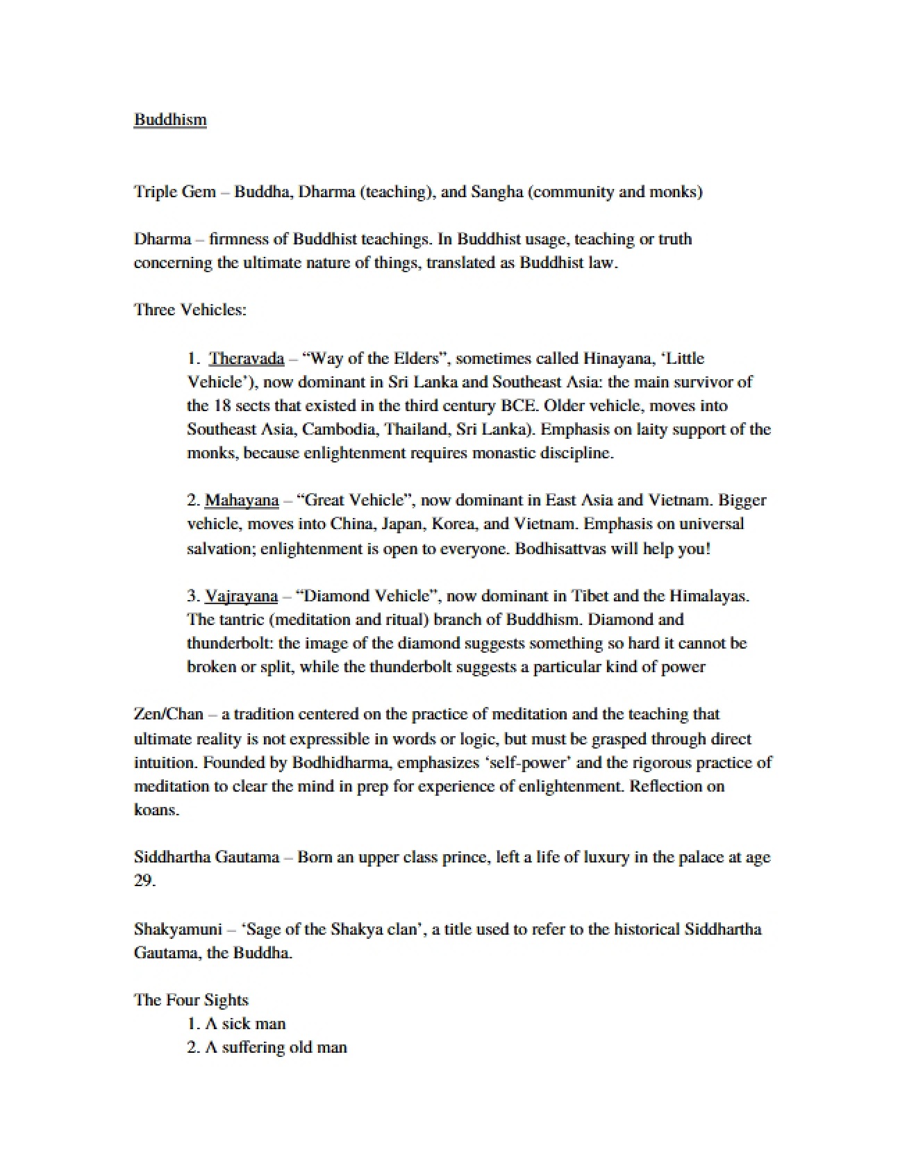 Buddhist Principles