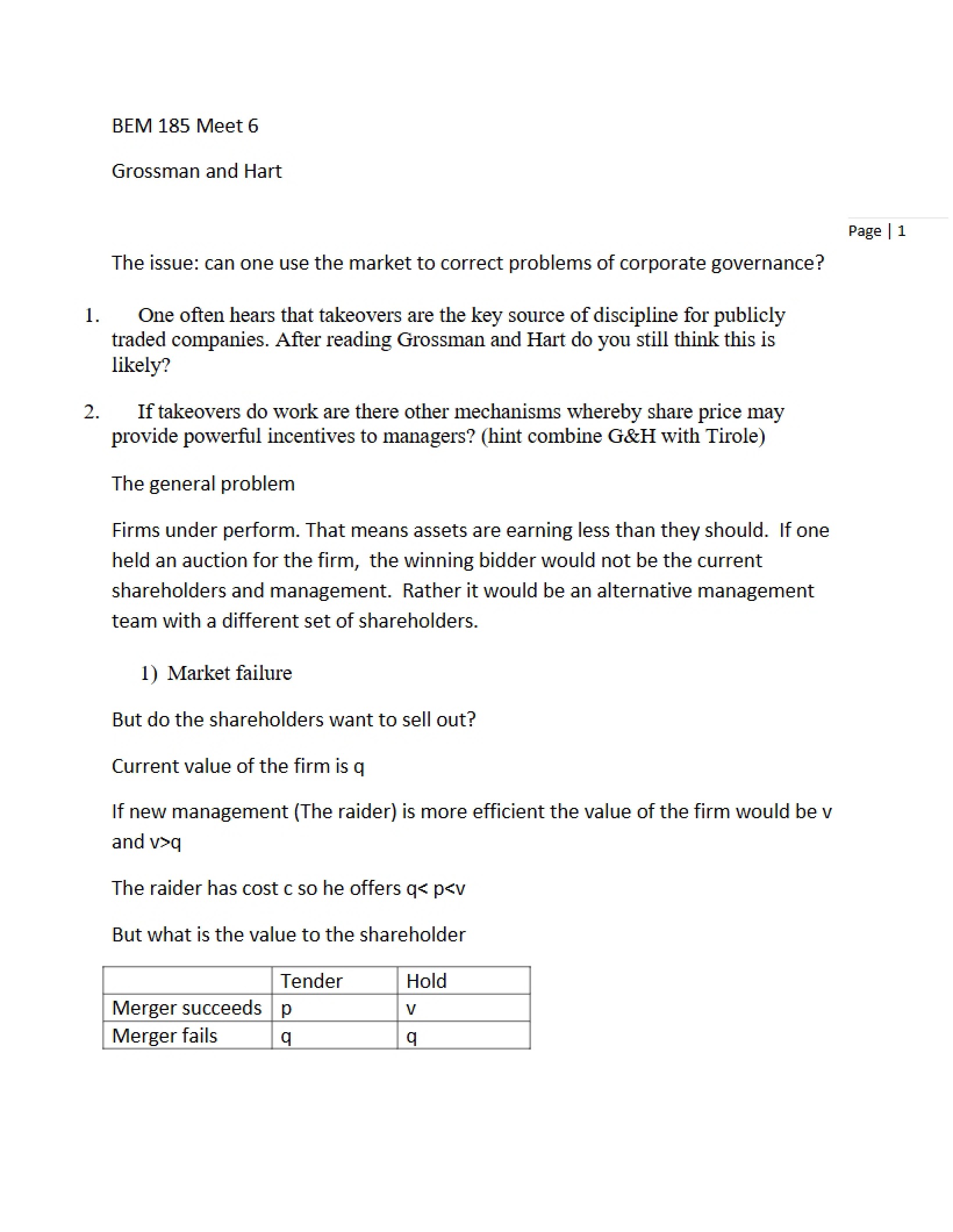 Governance Survey