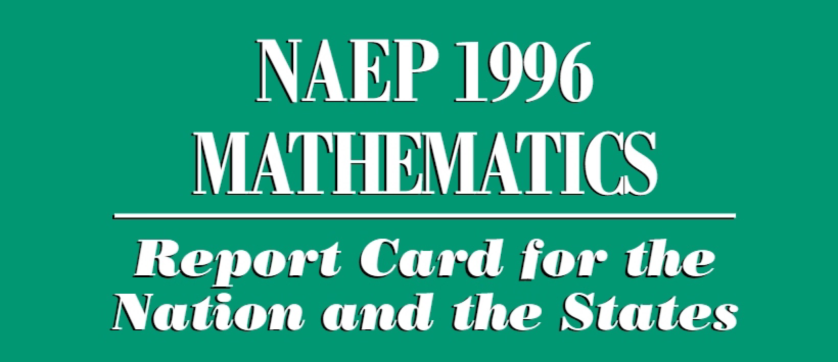Report Card States and Nation