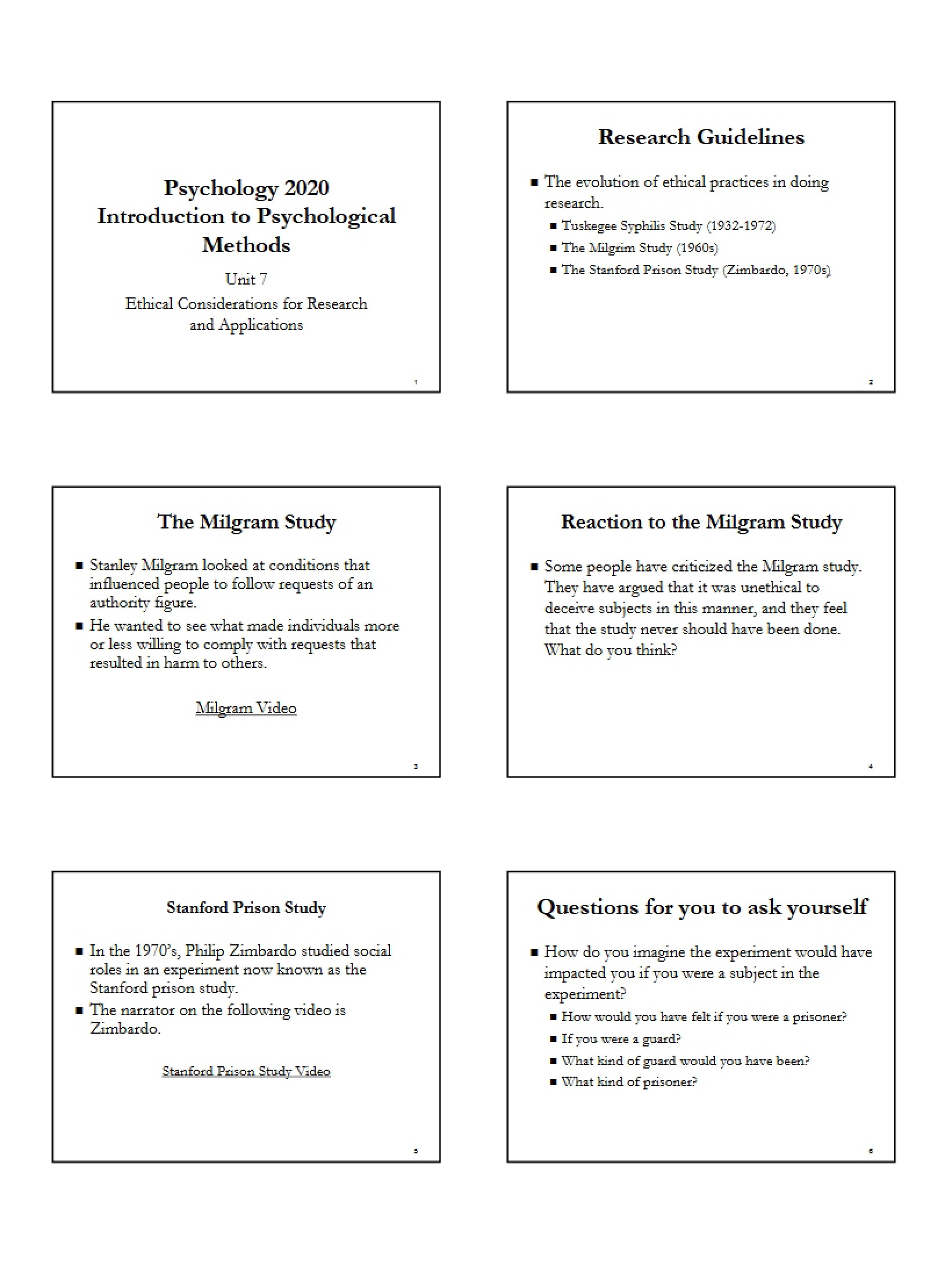 Research Ethics and Applications