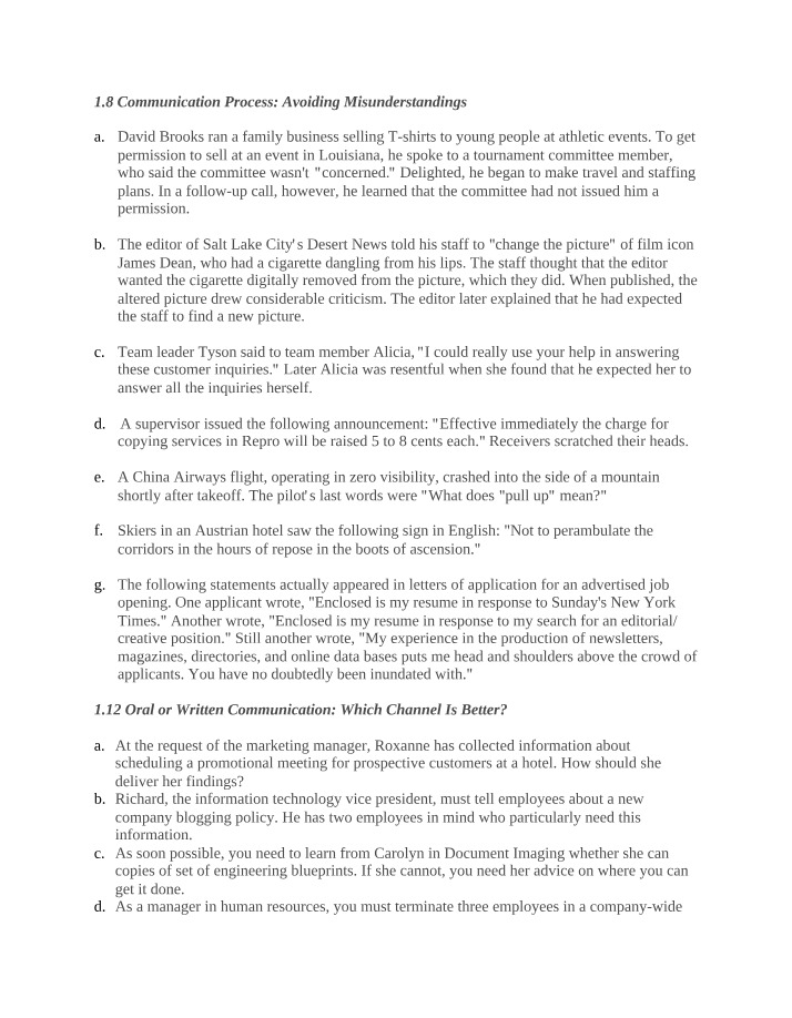 BUS 303 - Summer 2023 Weekly Plan