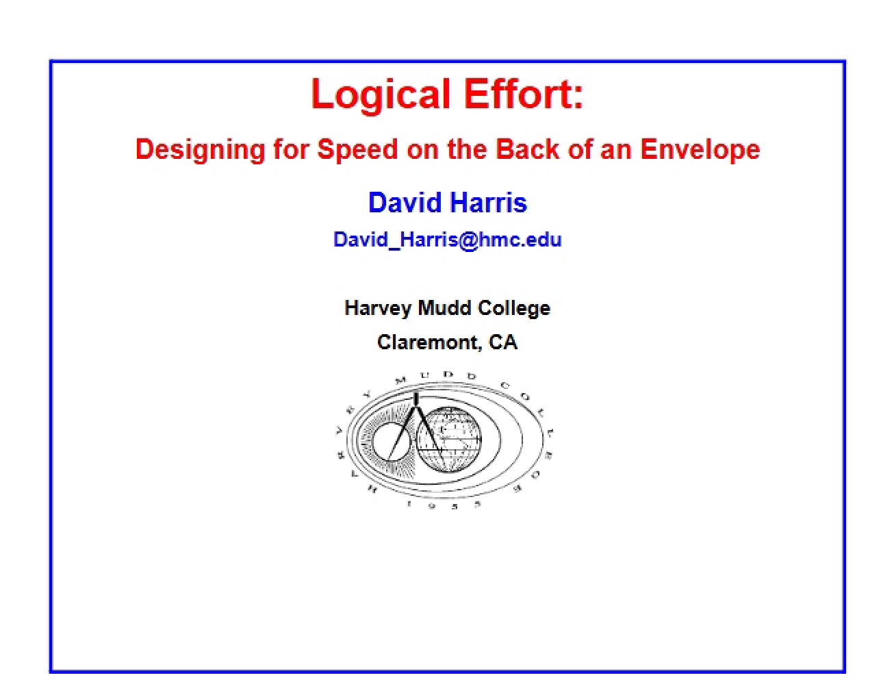 Lecture Notes on High-Performance System Design