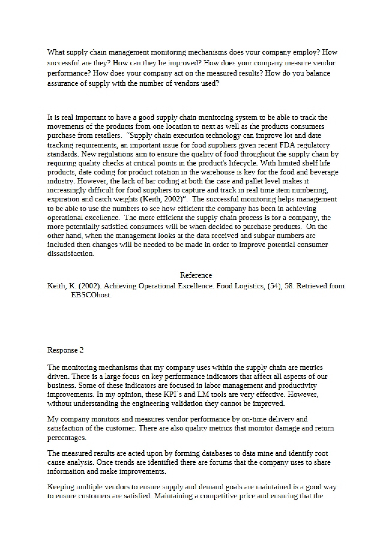 Business Systems Development Homework