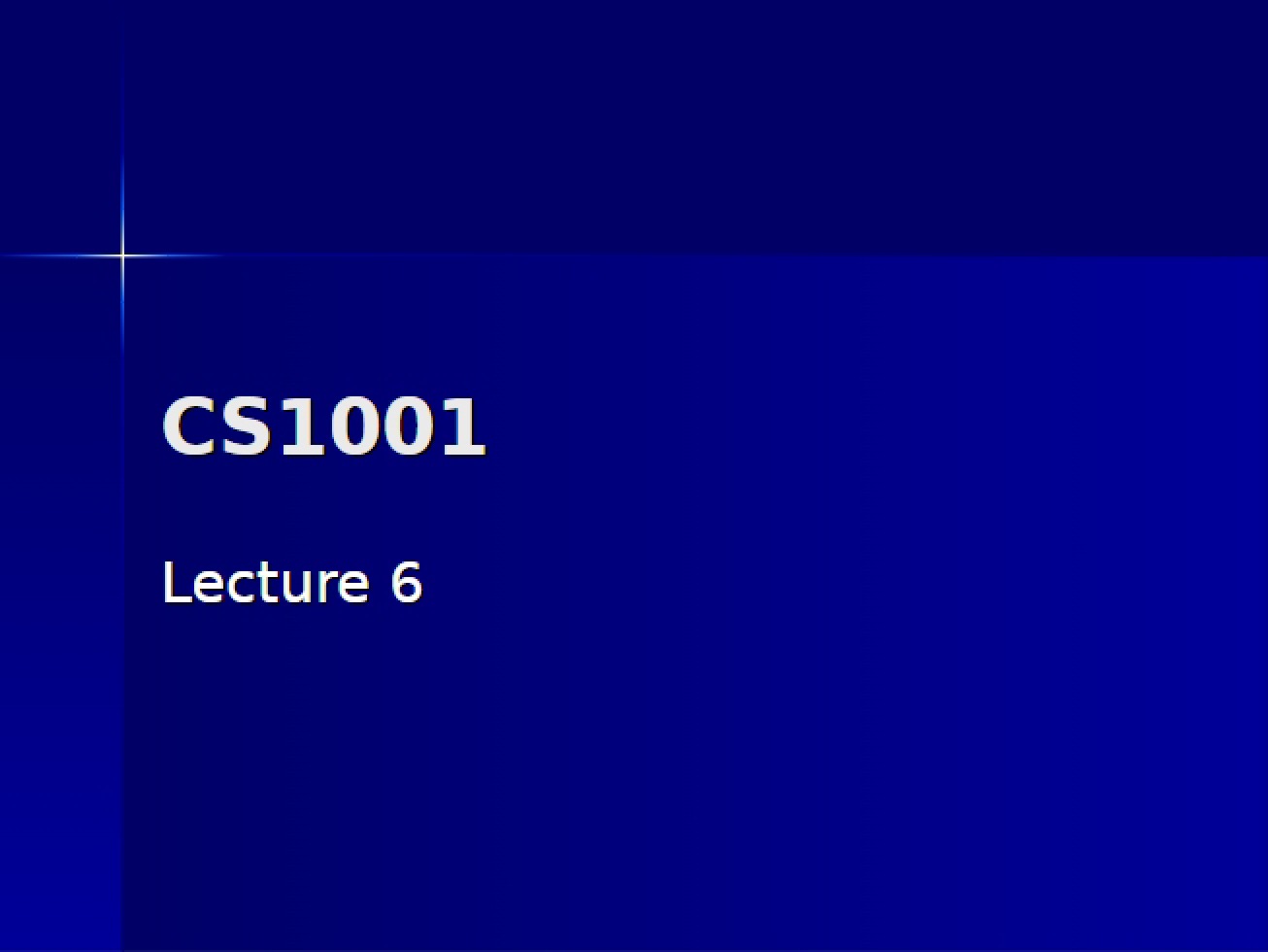 Intro to Computers Lecture Notes