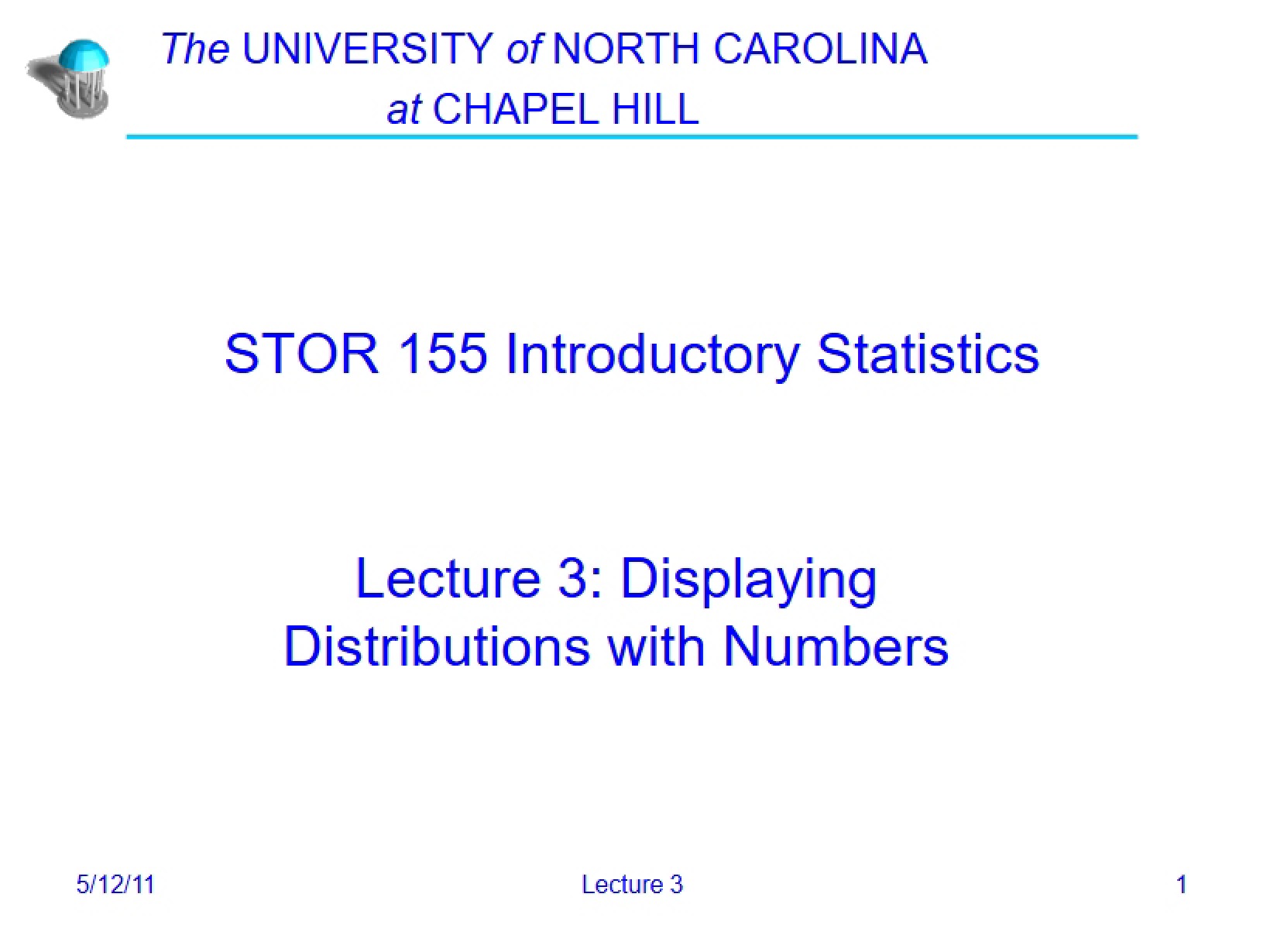 Number-Based Distribution Displays